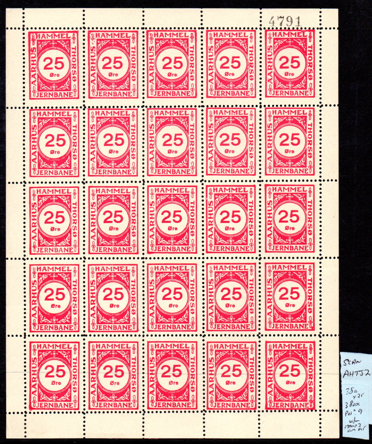 Scan of Stamps