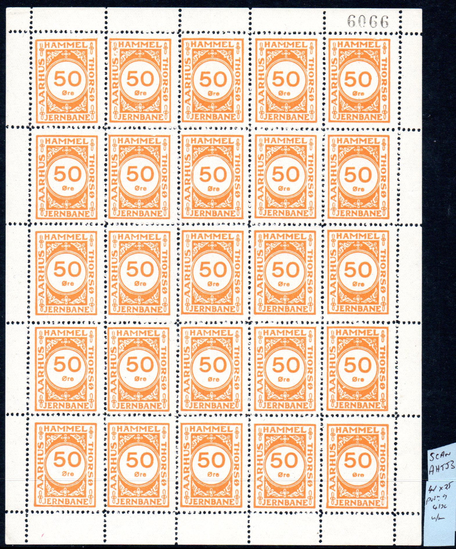 Scan of Stamps
