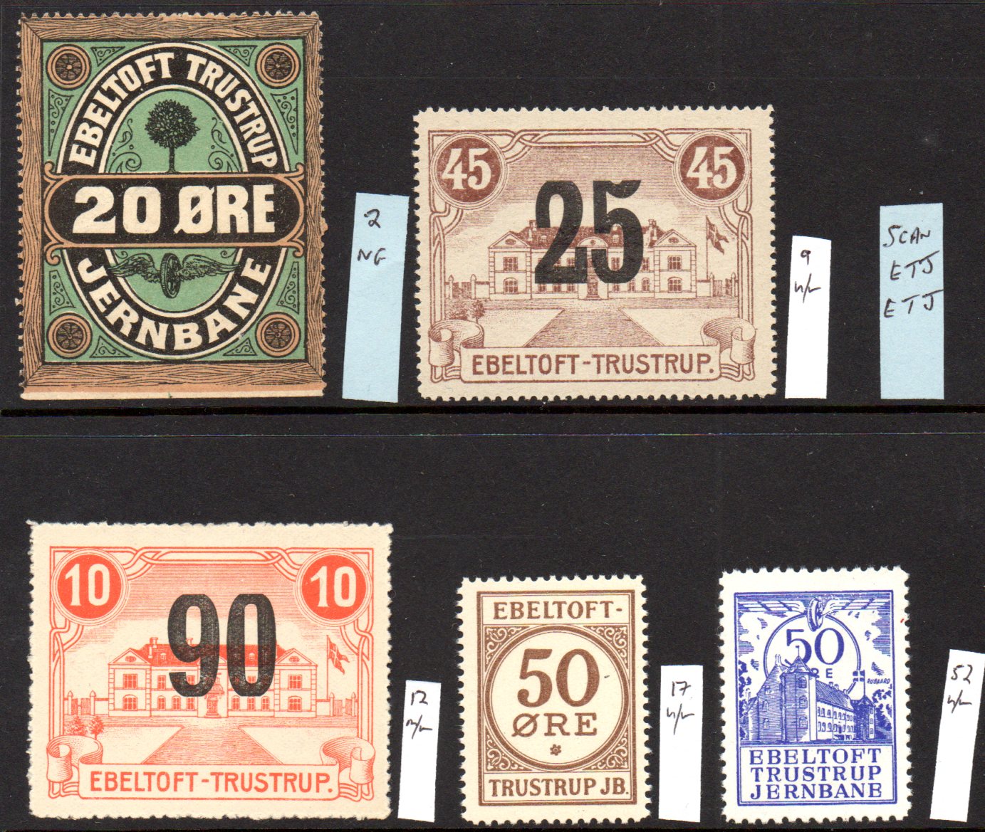 Scan of Stamps