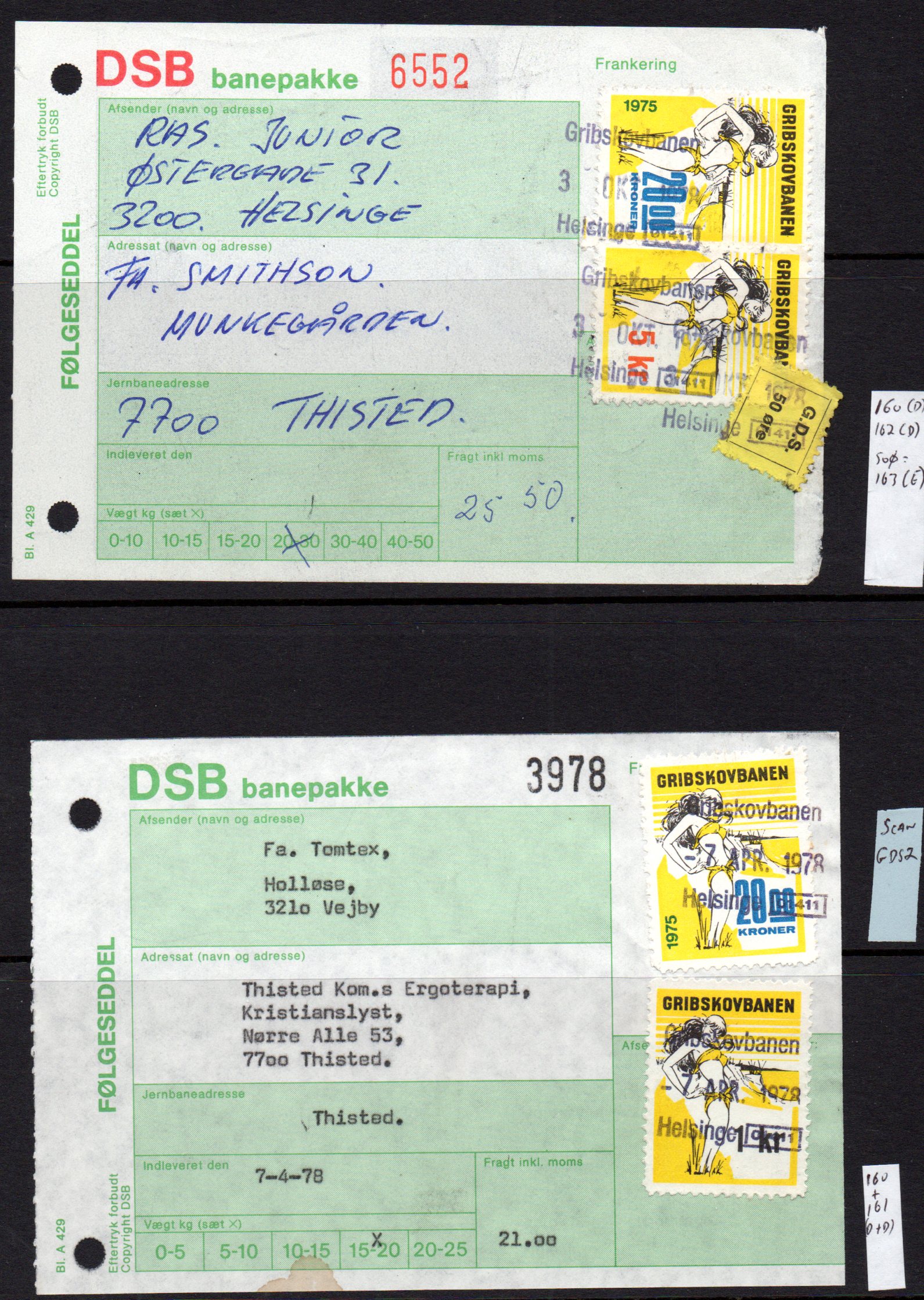 Scan of Stamps