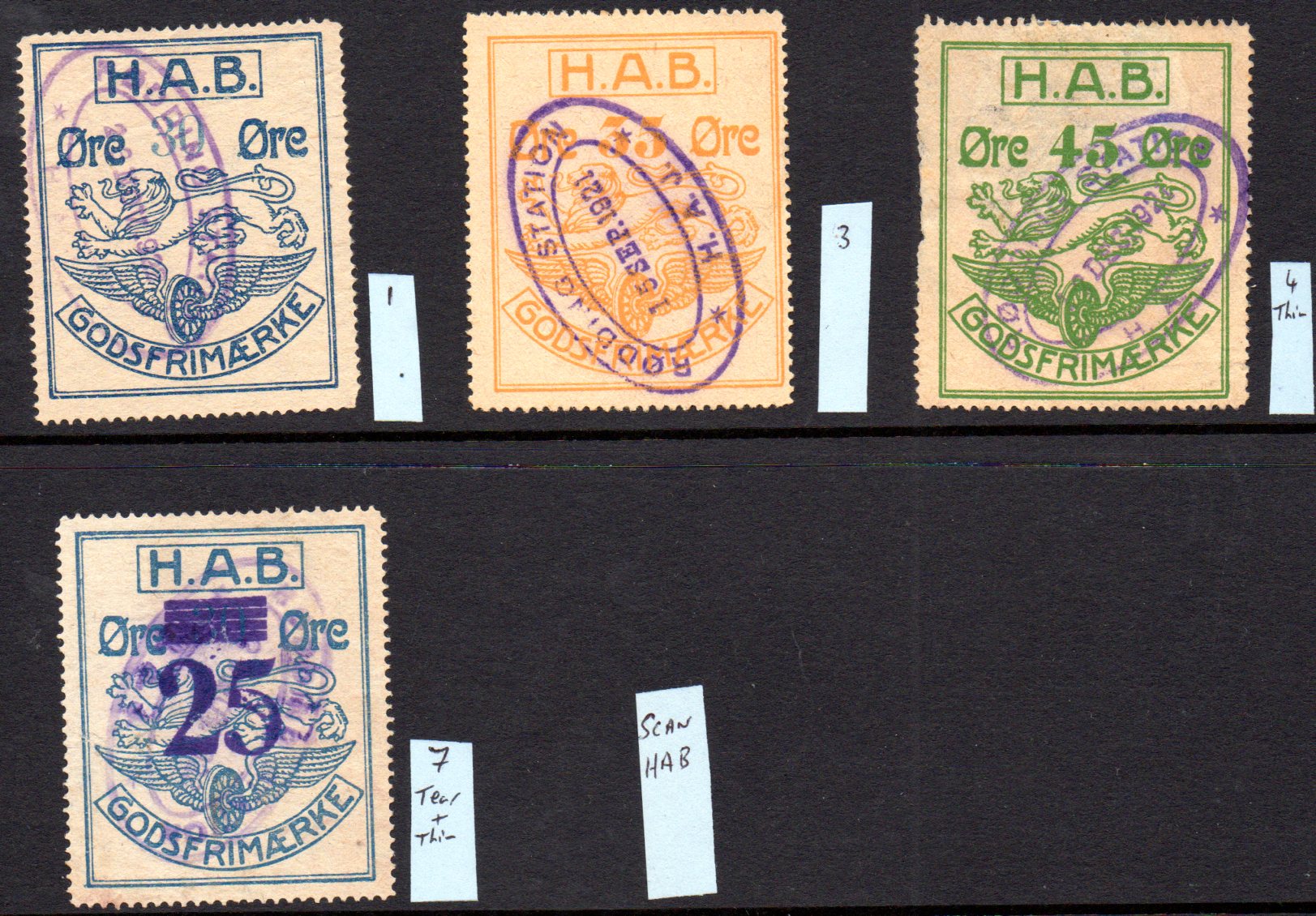 Scan of Stamps