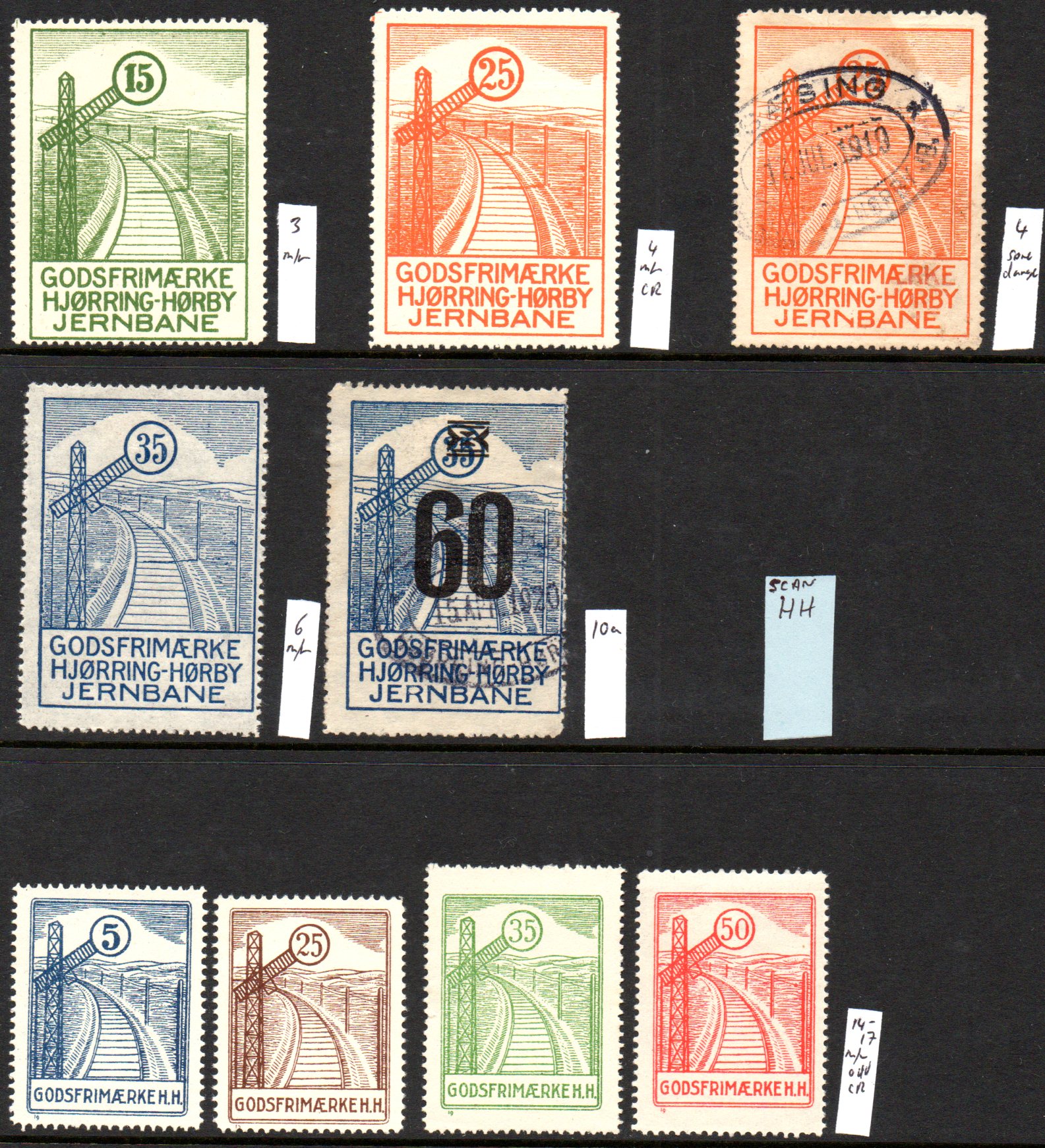 Scan of Stamps