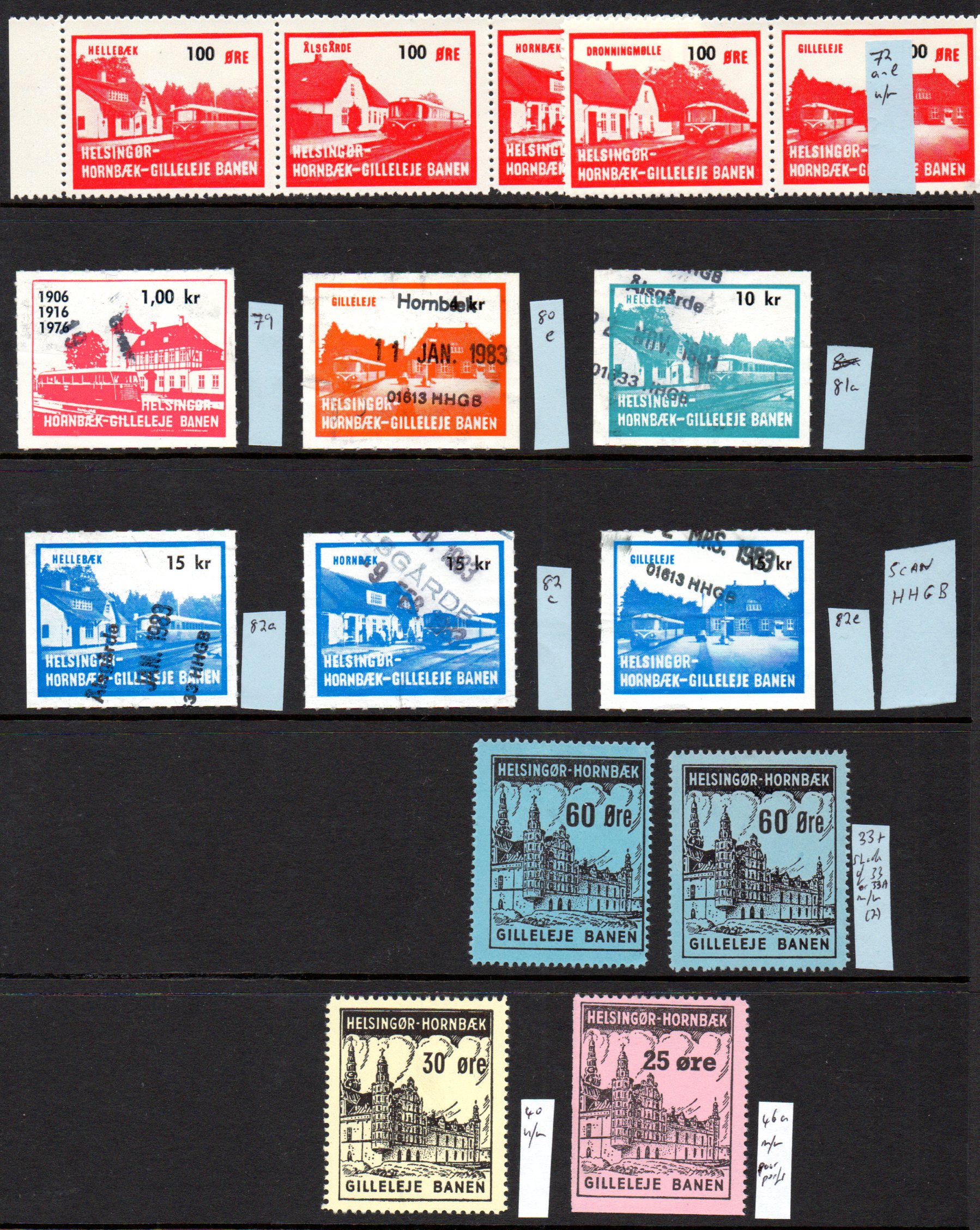 Scan of Stamps