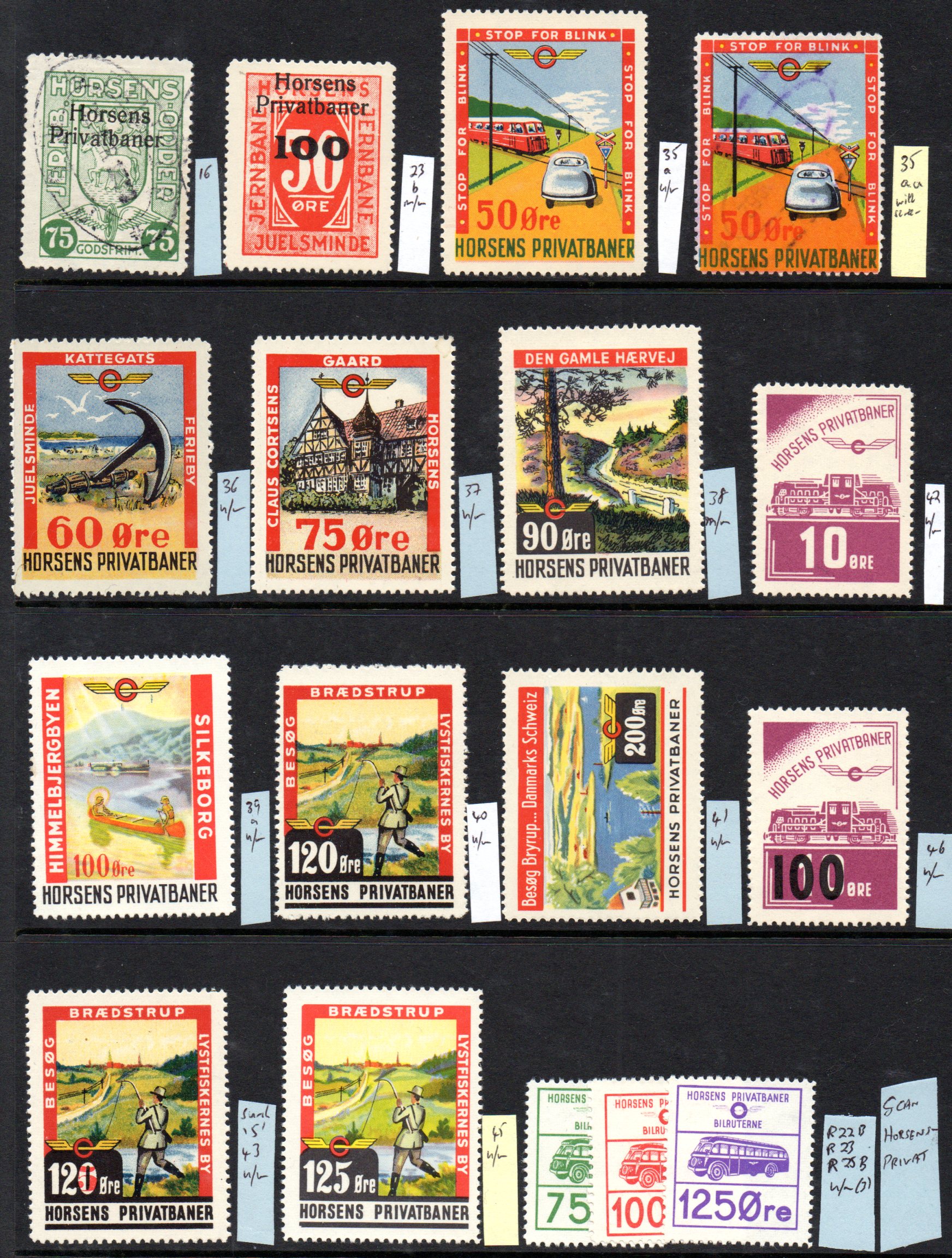 Scan of Stamps
