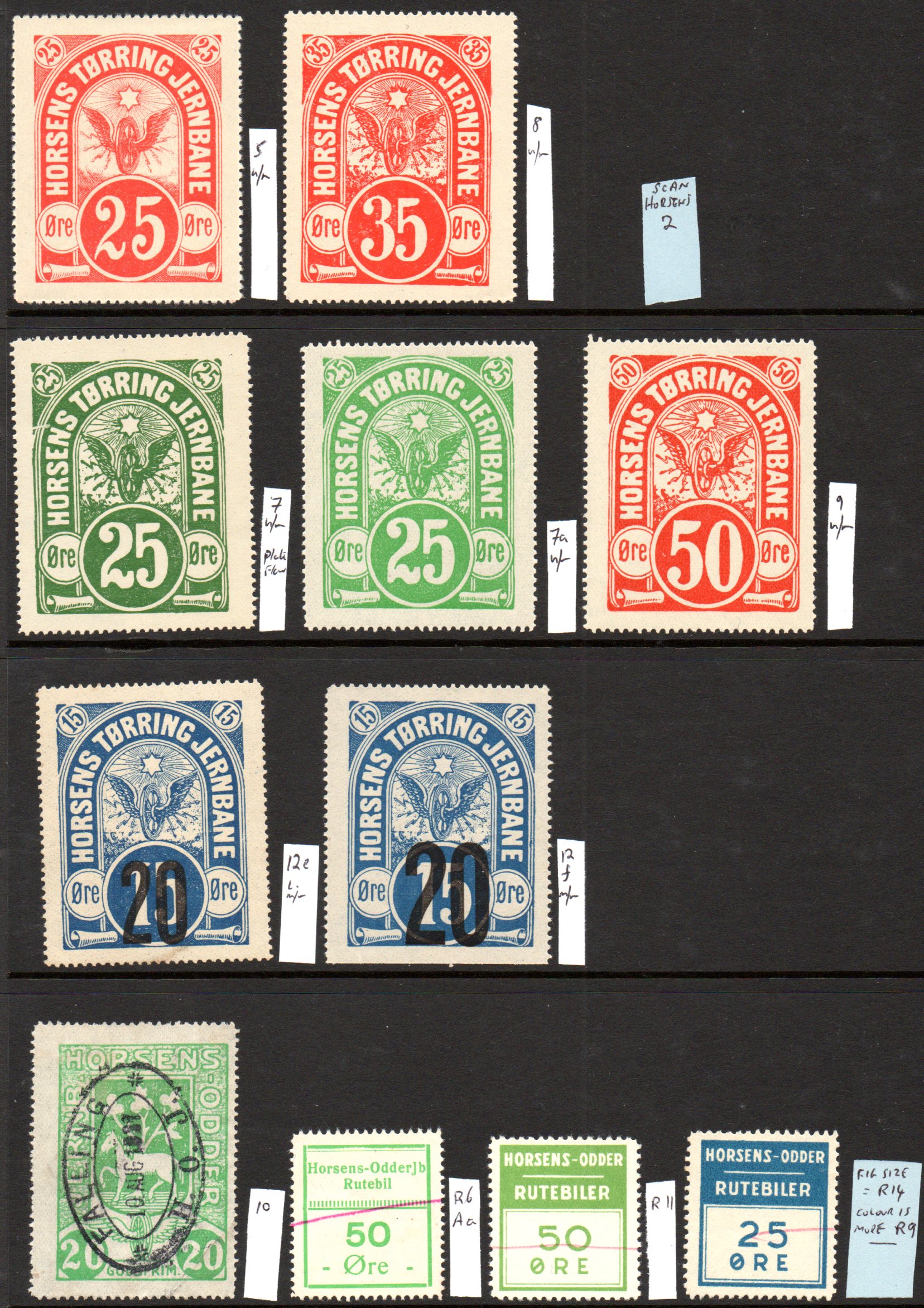 Scan of Stamps