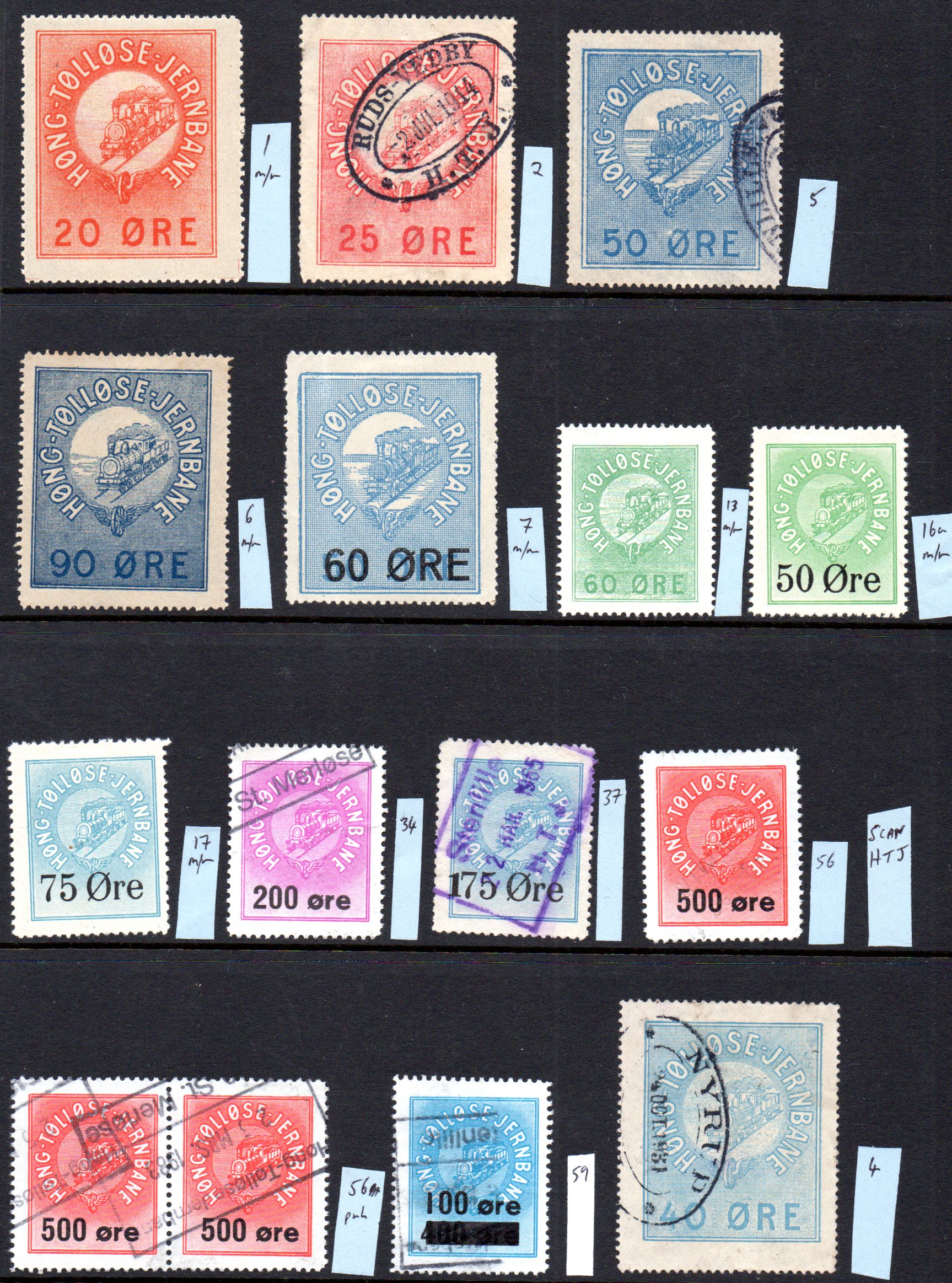 Scan of Stamps