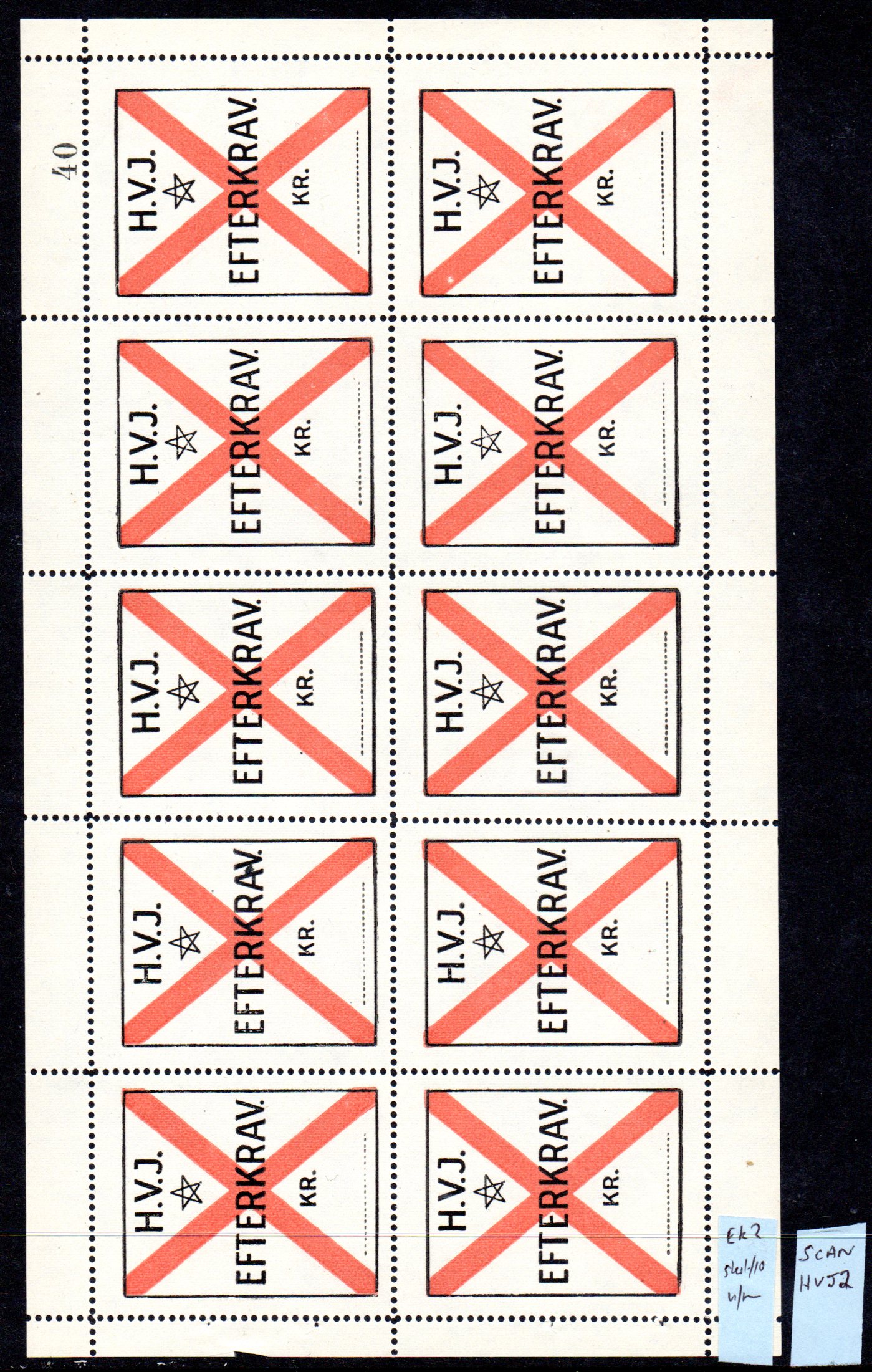 Scan of Stamps