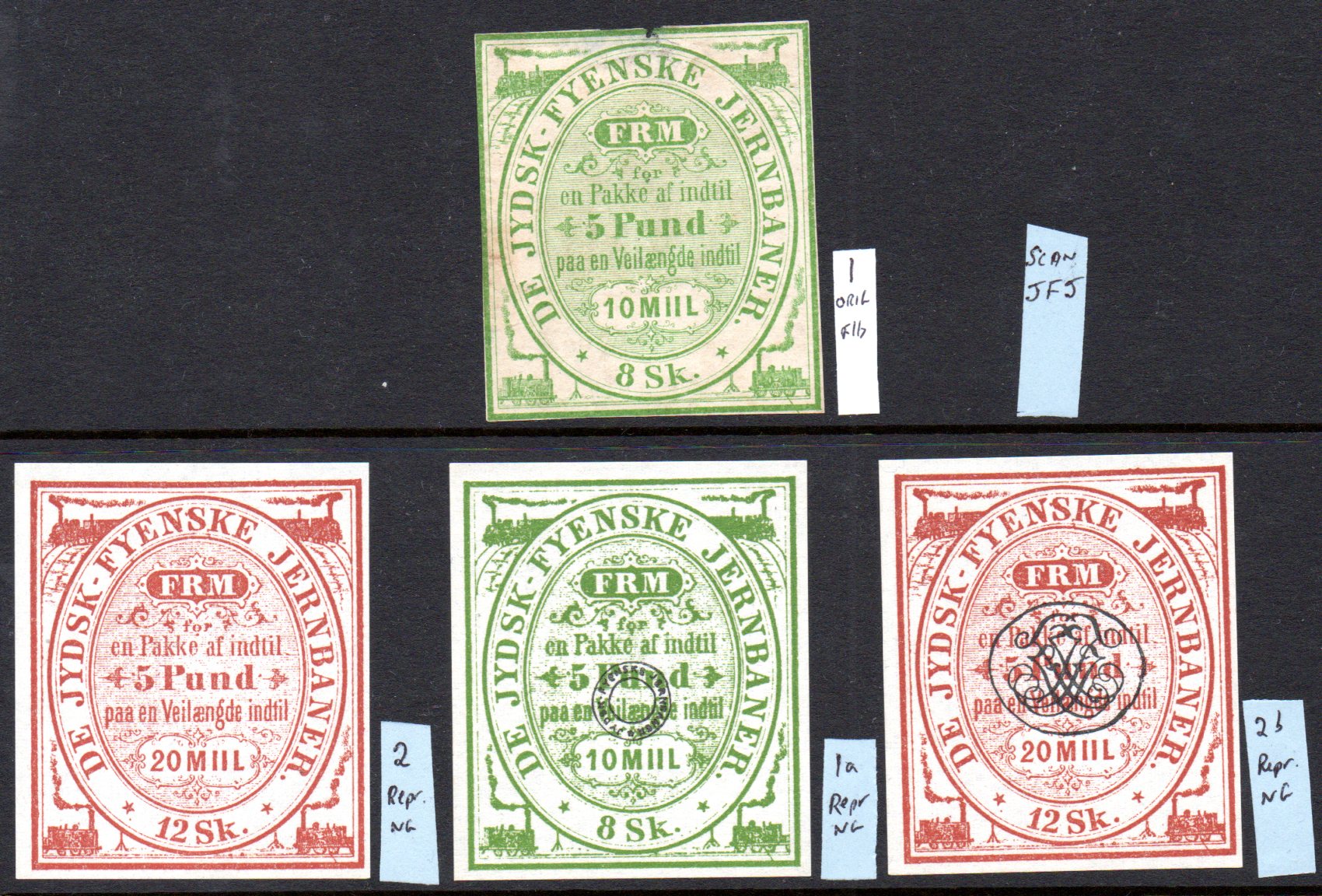 Scan of Stamps