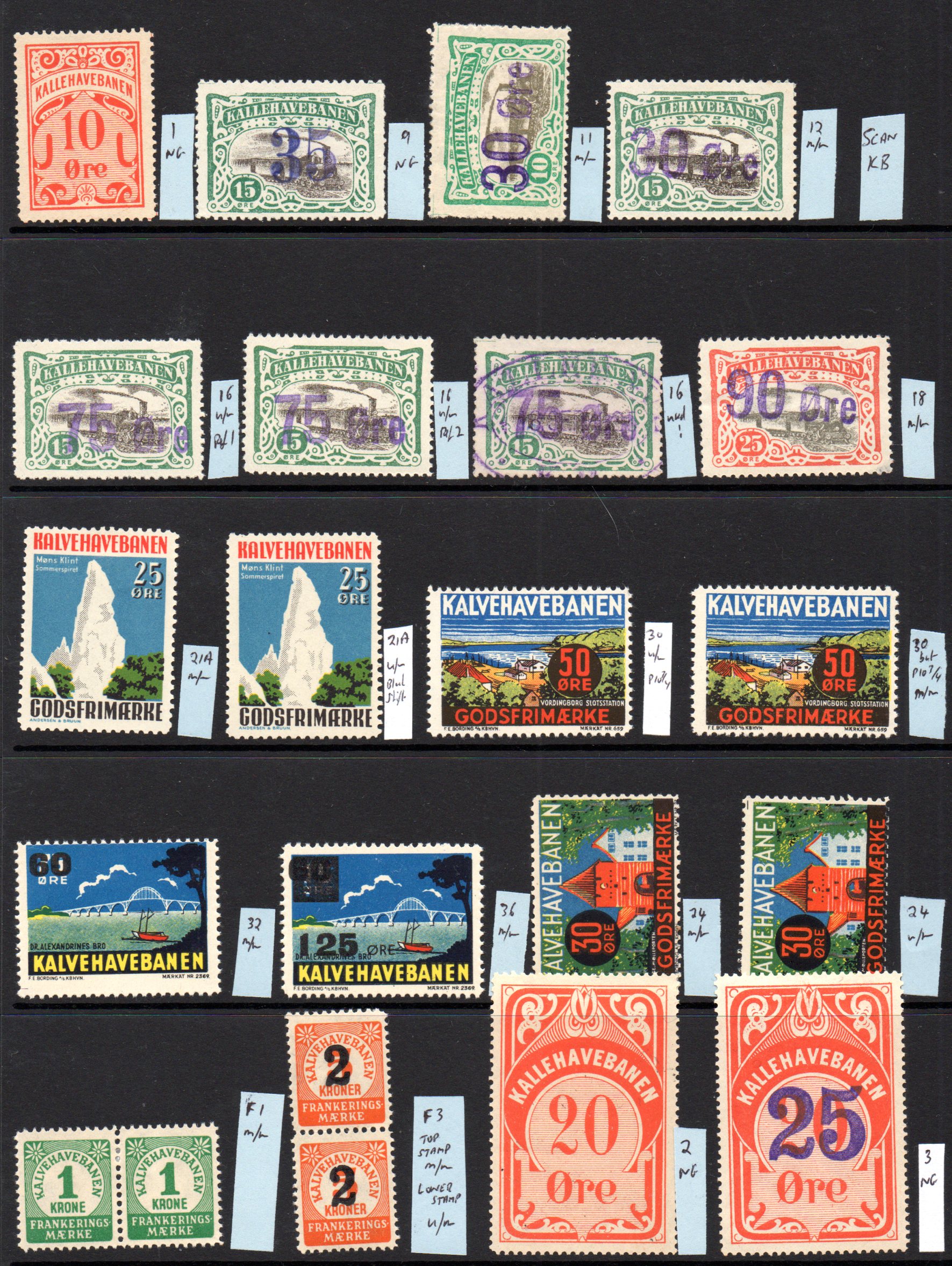 Scan of Stamps