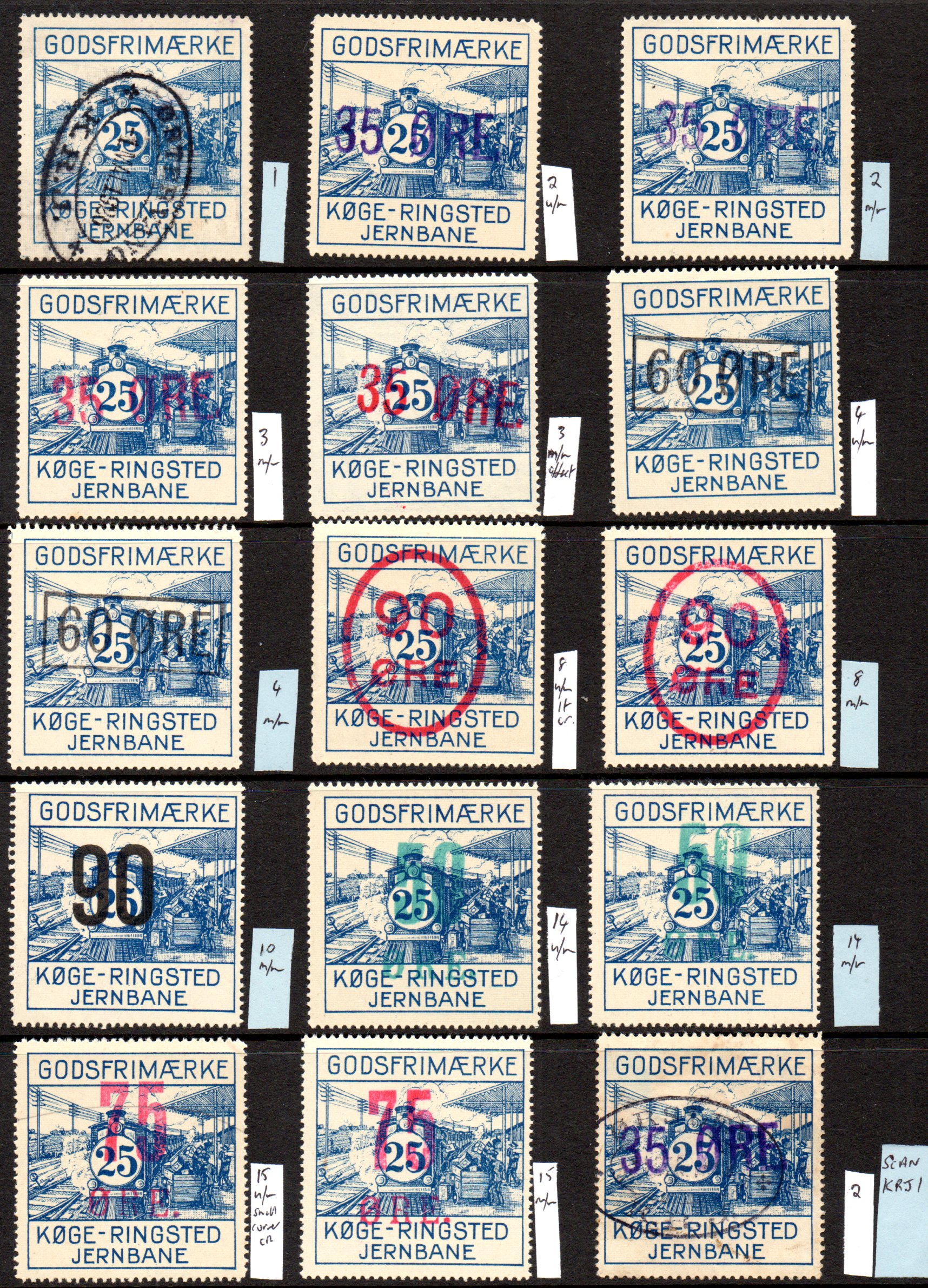 Scan of Stamps
