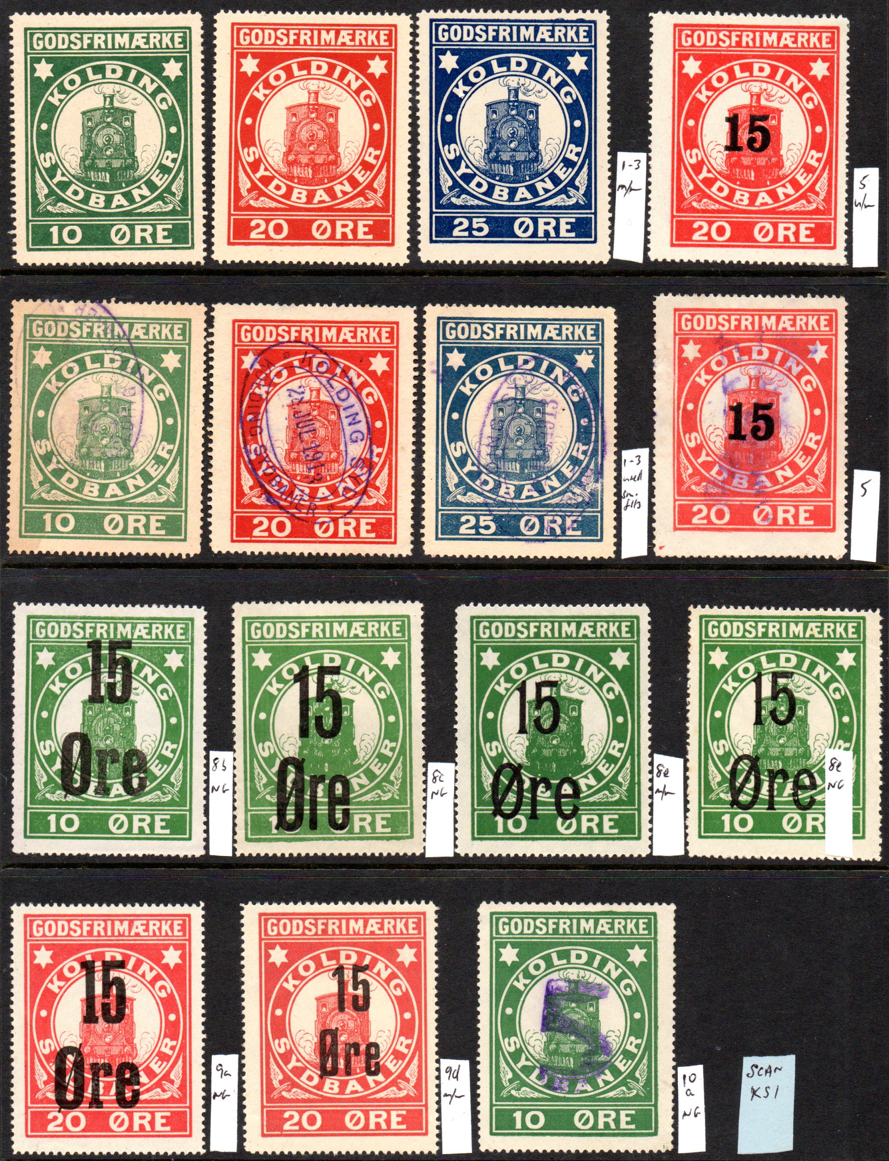 Scan of Stamps
