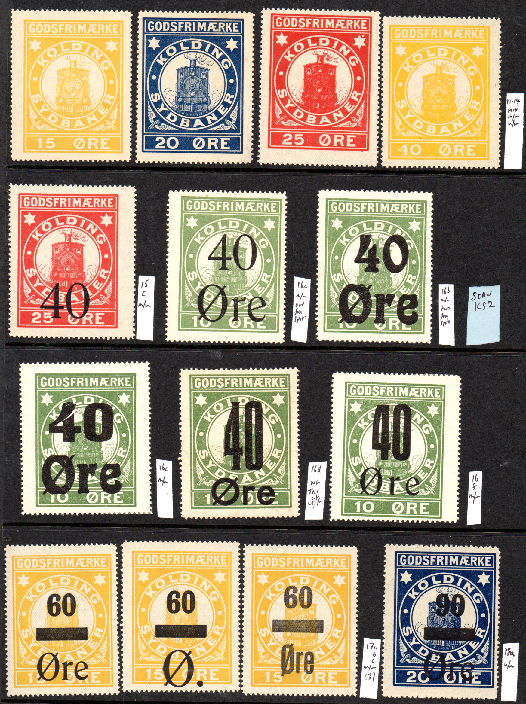 Scan of Stamps
