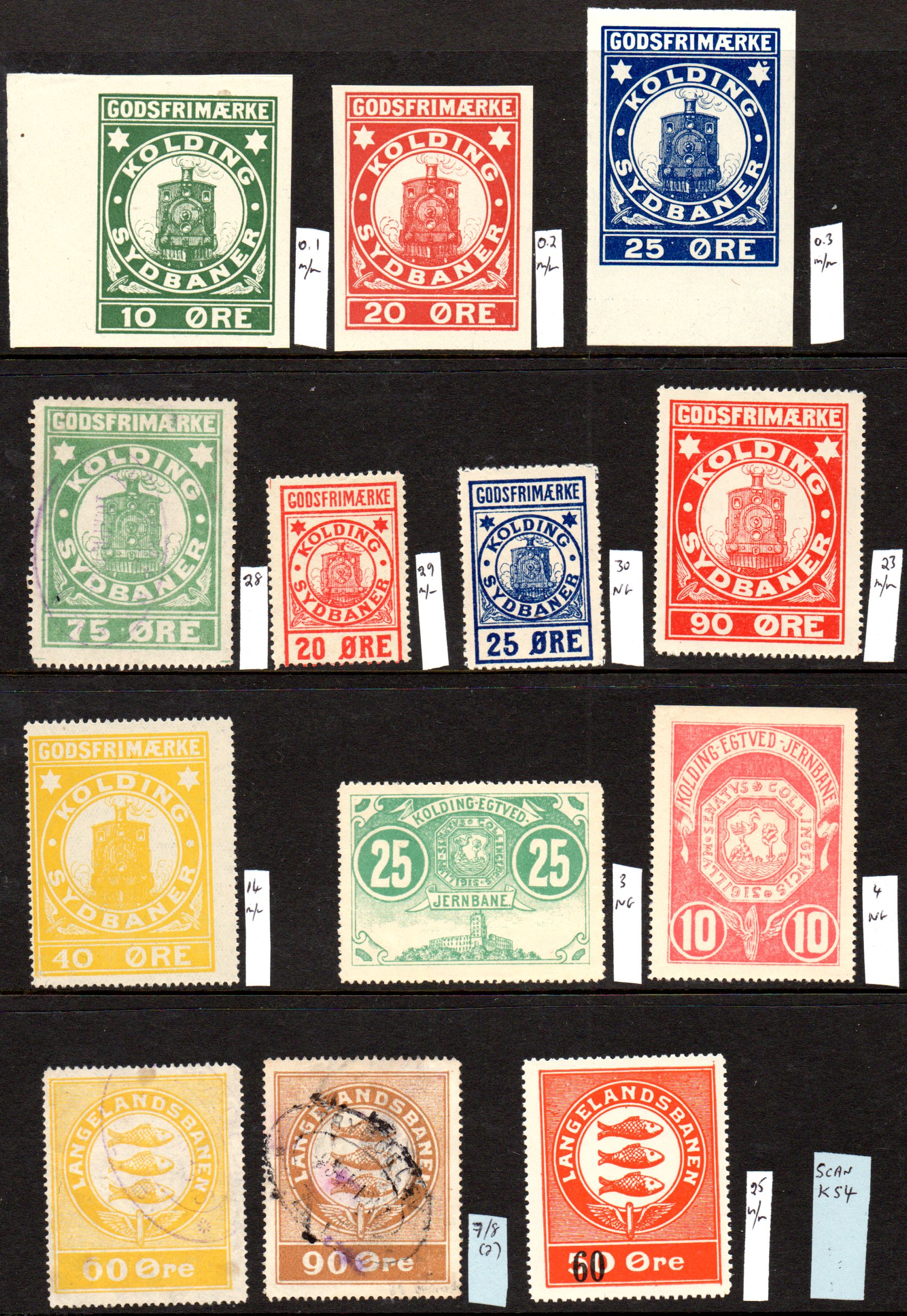 Scan of Stamps