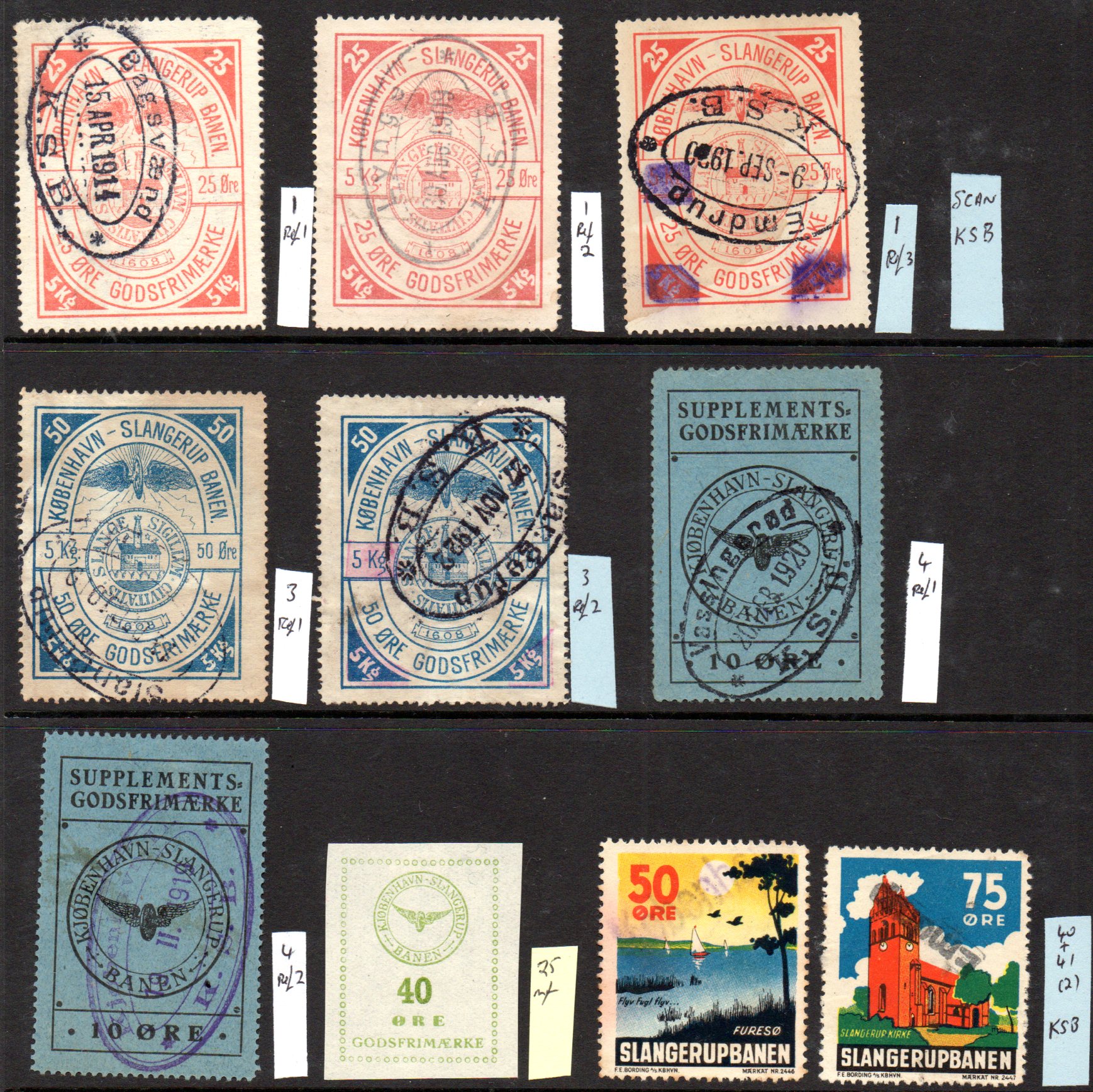 Scan of Stamps