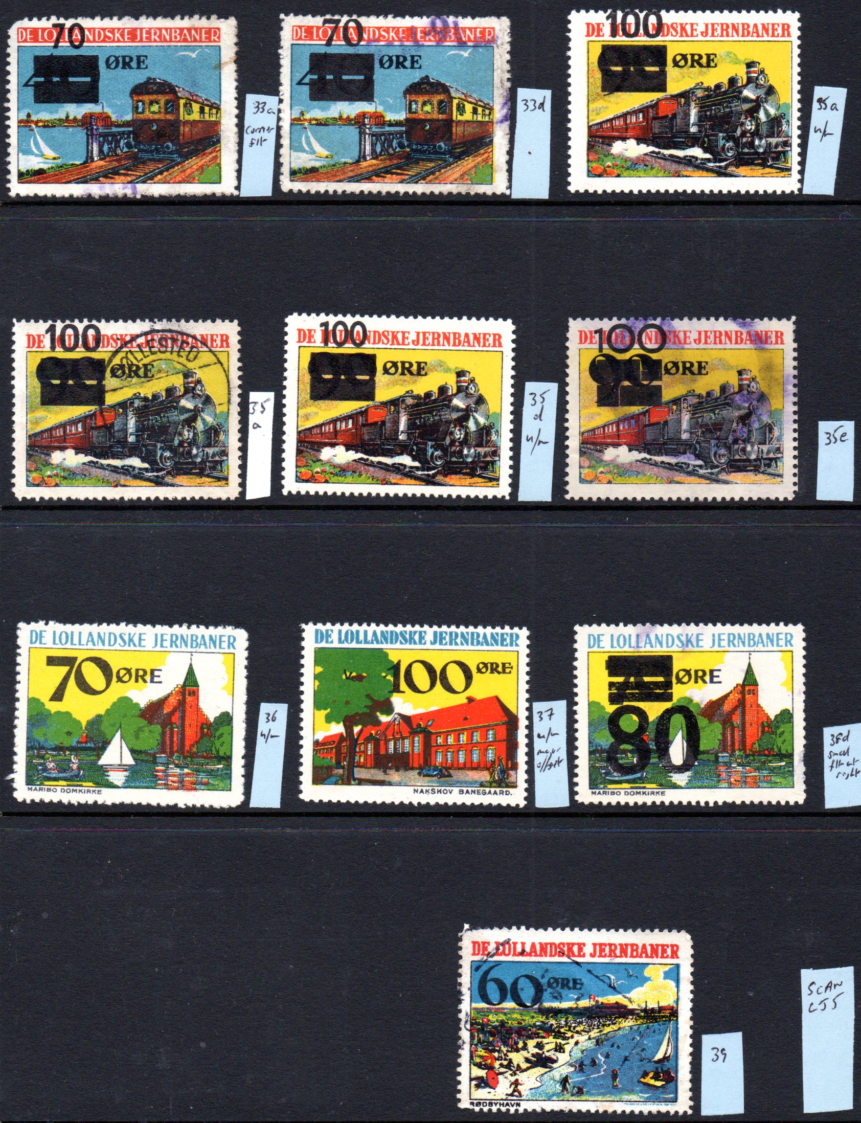 Scan of Stamps