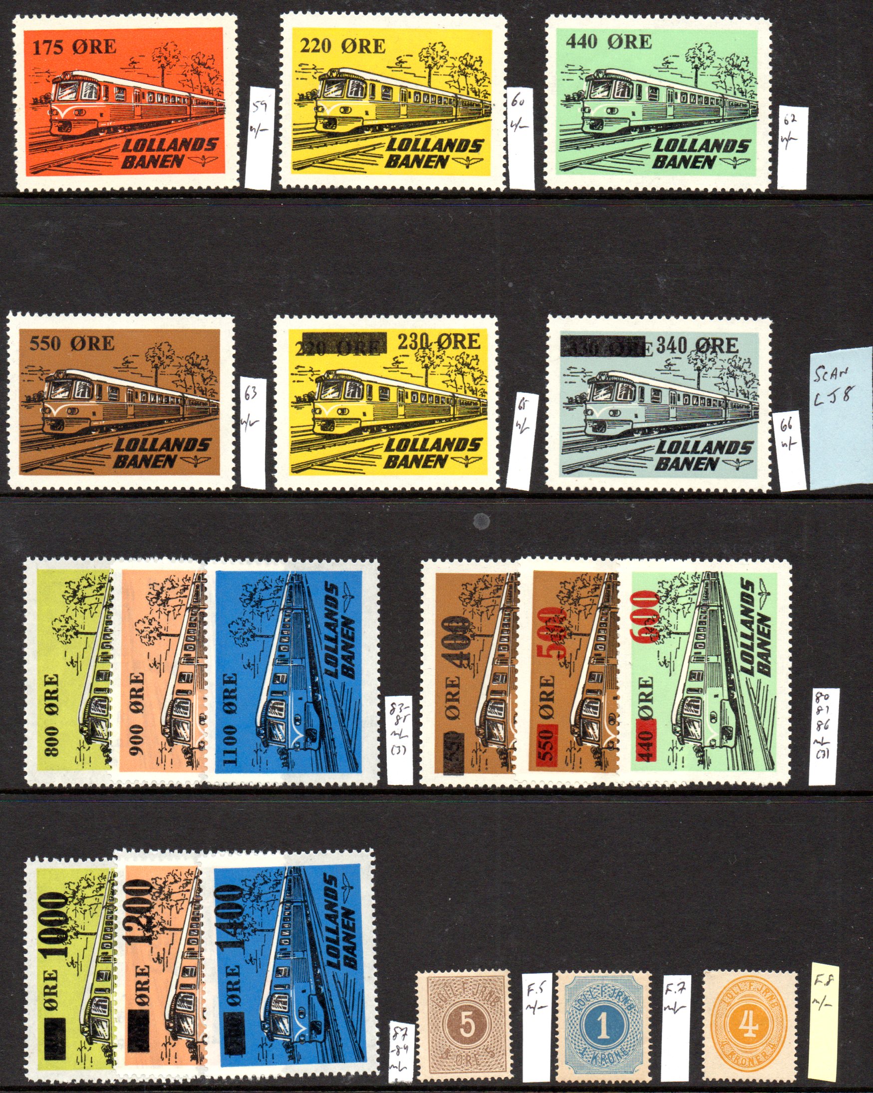 Scan of Stamps