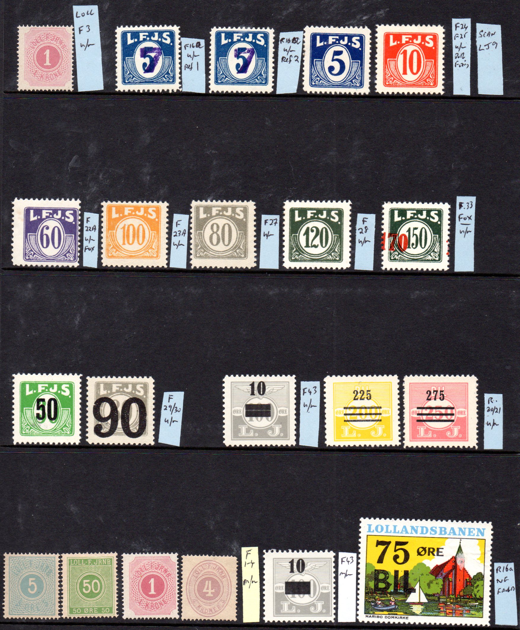 Scan of Stamps
