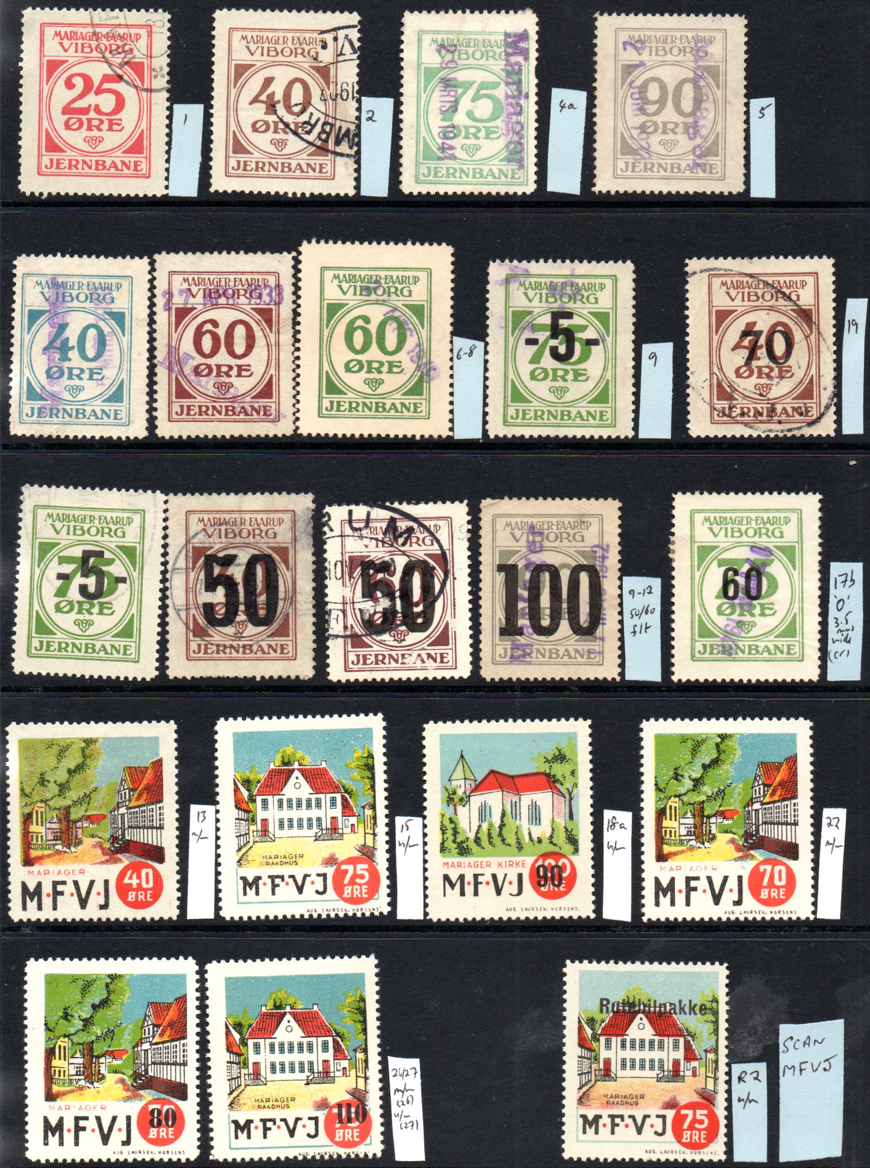 Scan of Stamps