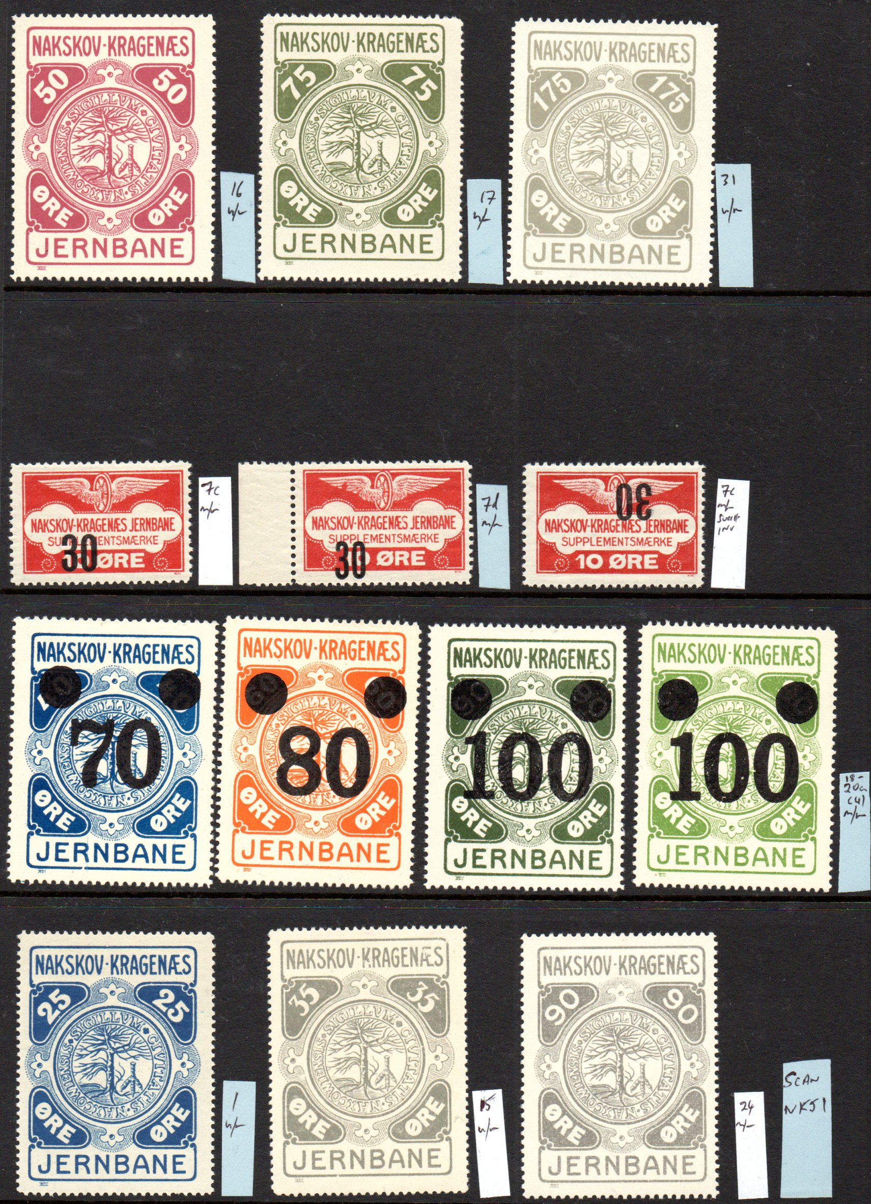 Scan of Stamps