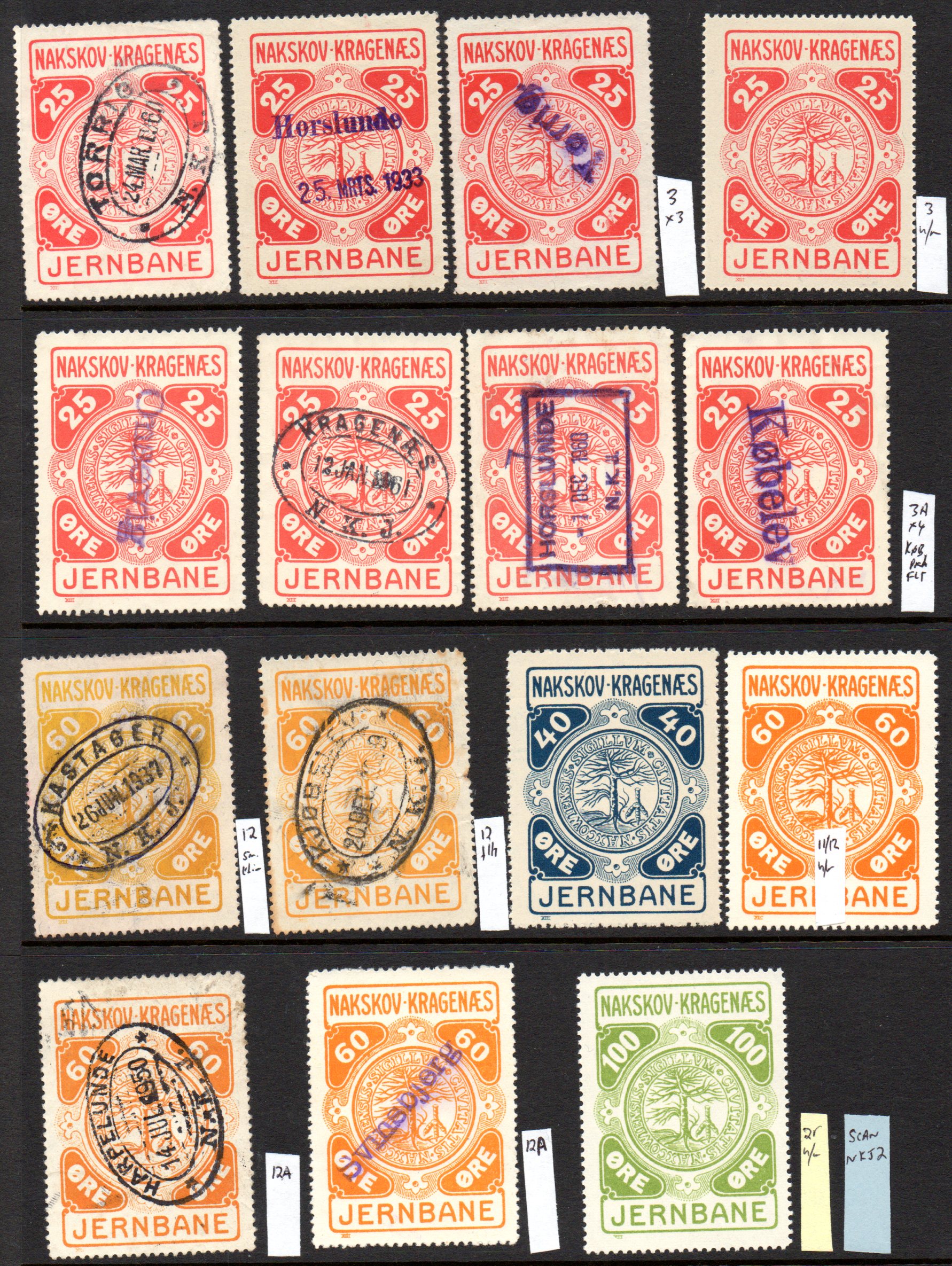 Scan of Stamps