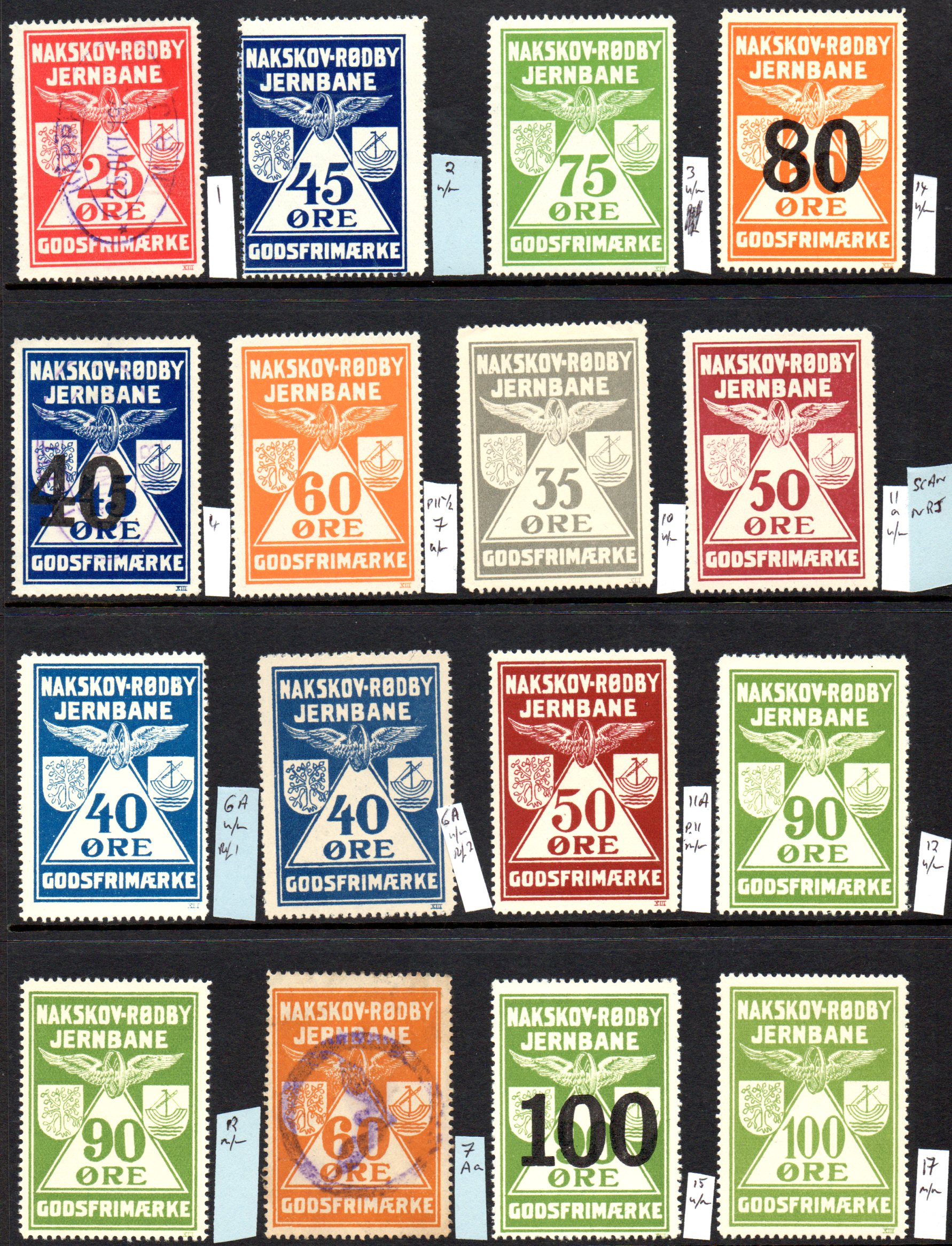 Scan of Stamps
