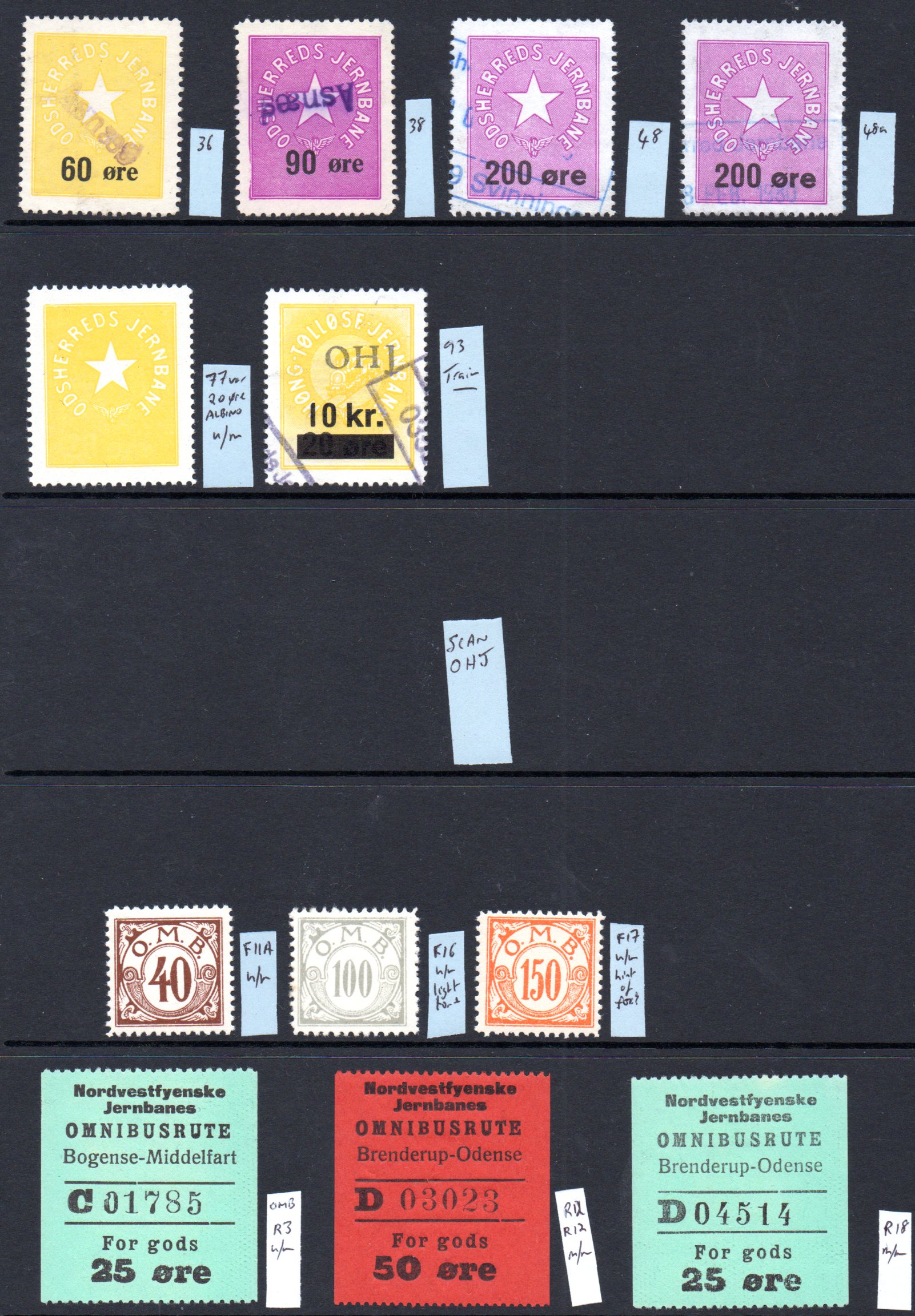 Scan of Stamps
