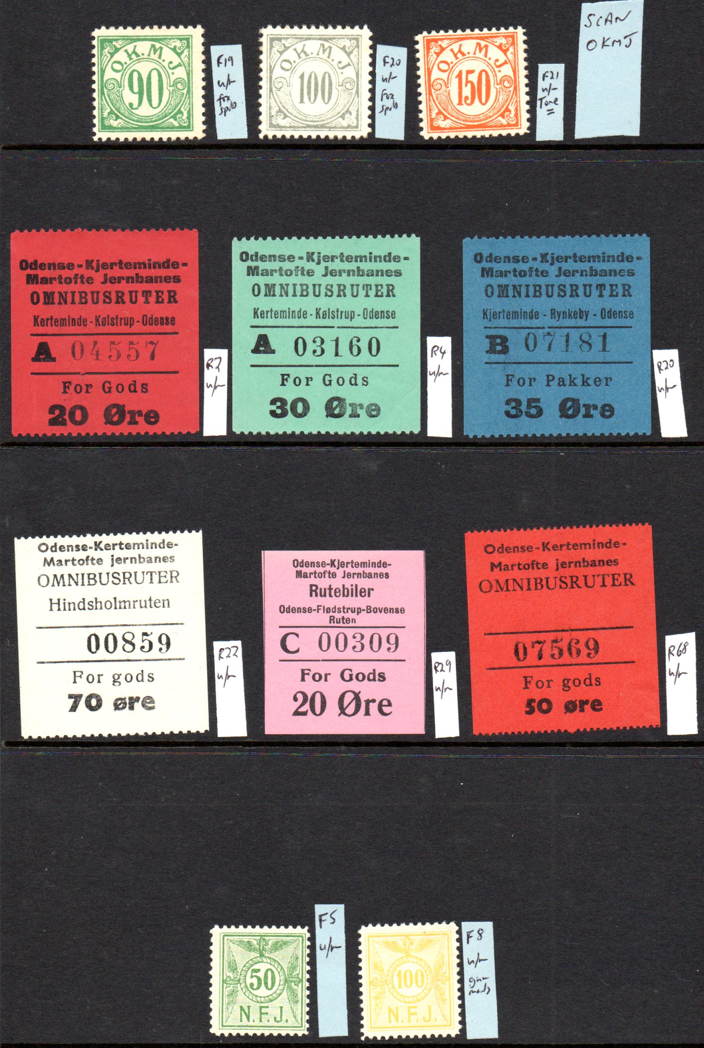 Scan of Stamps
