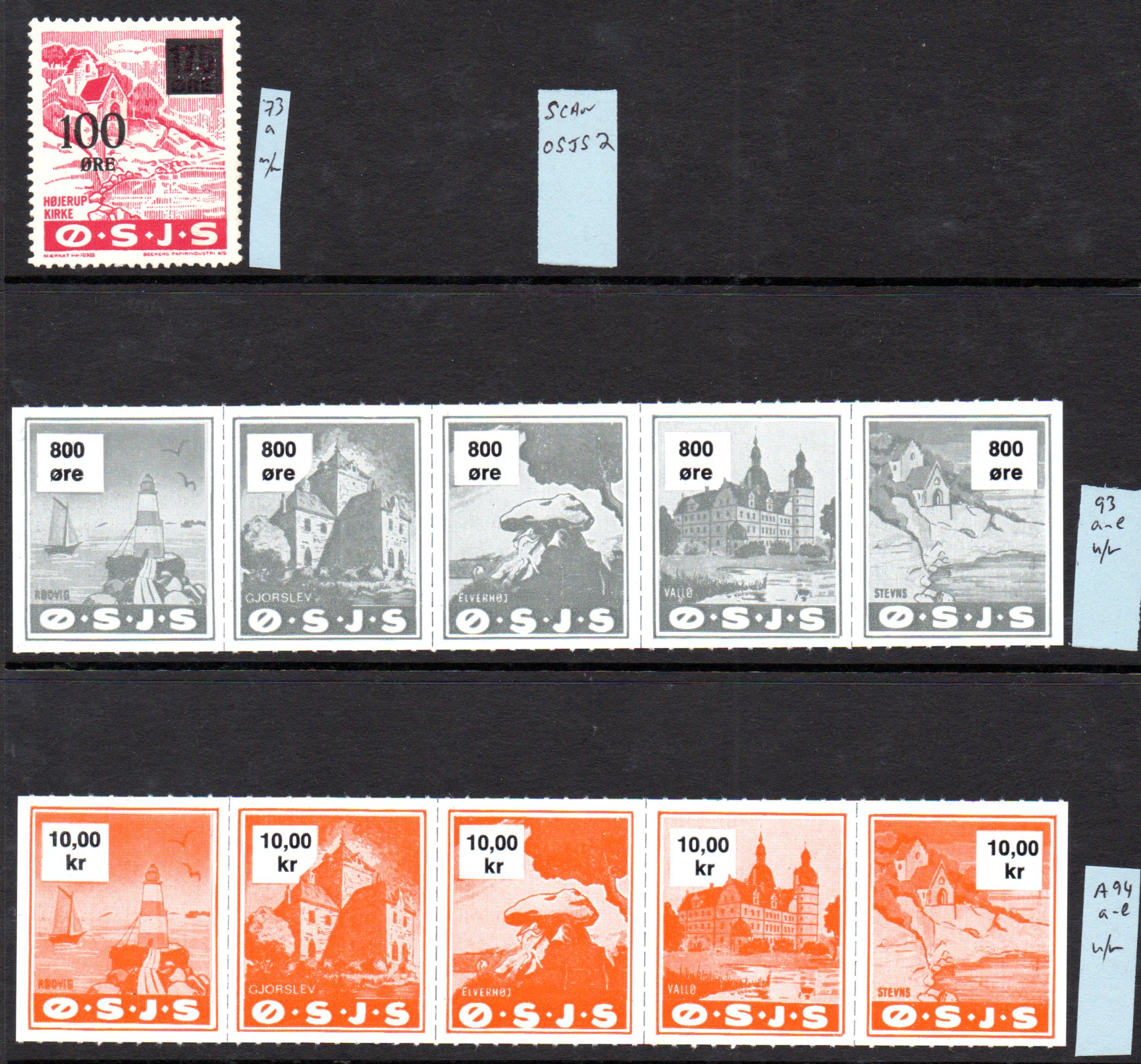 Scan of Stamps