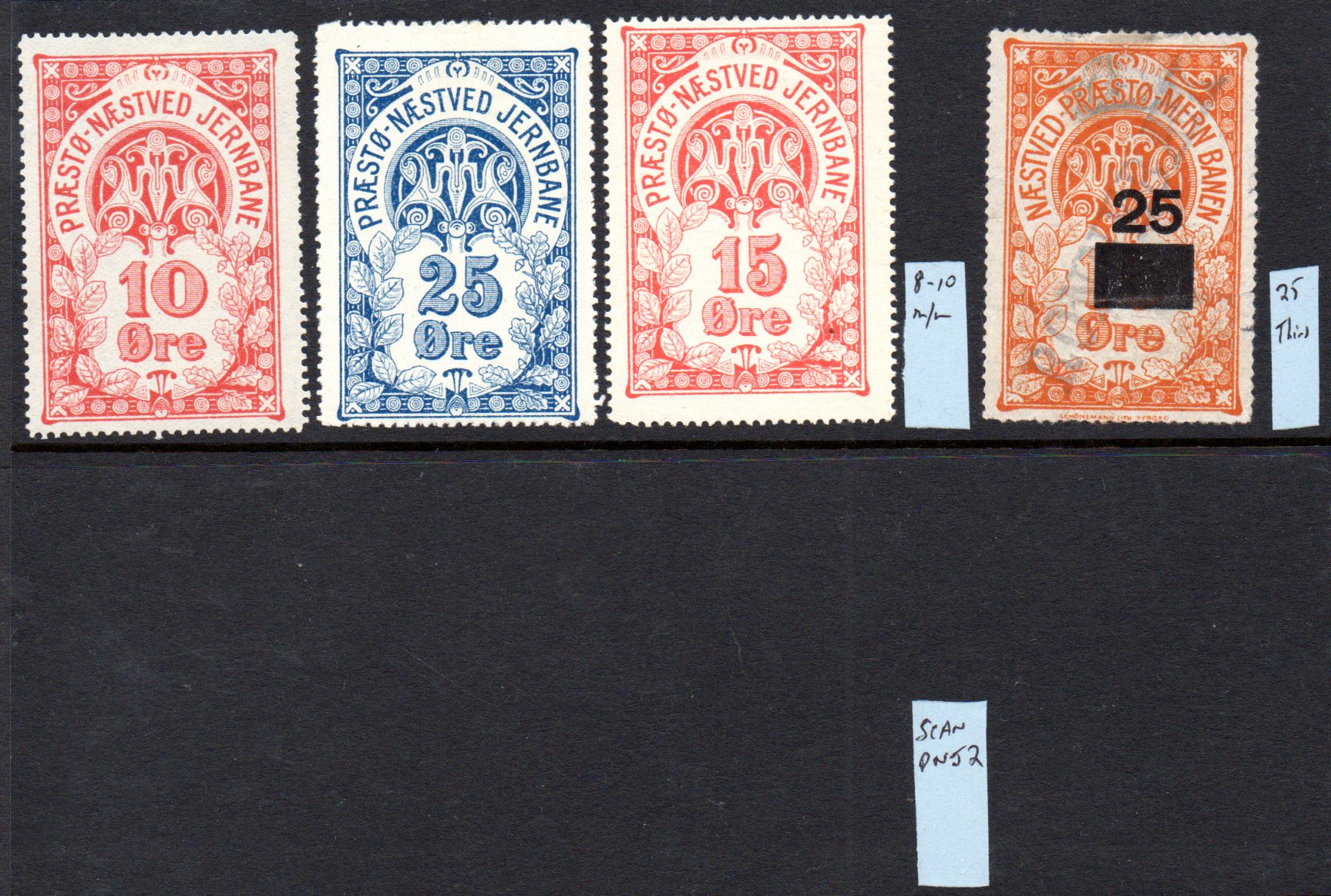 Scan of Stamps