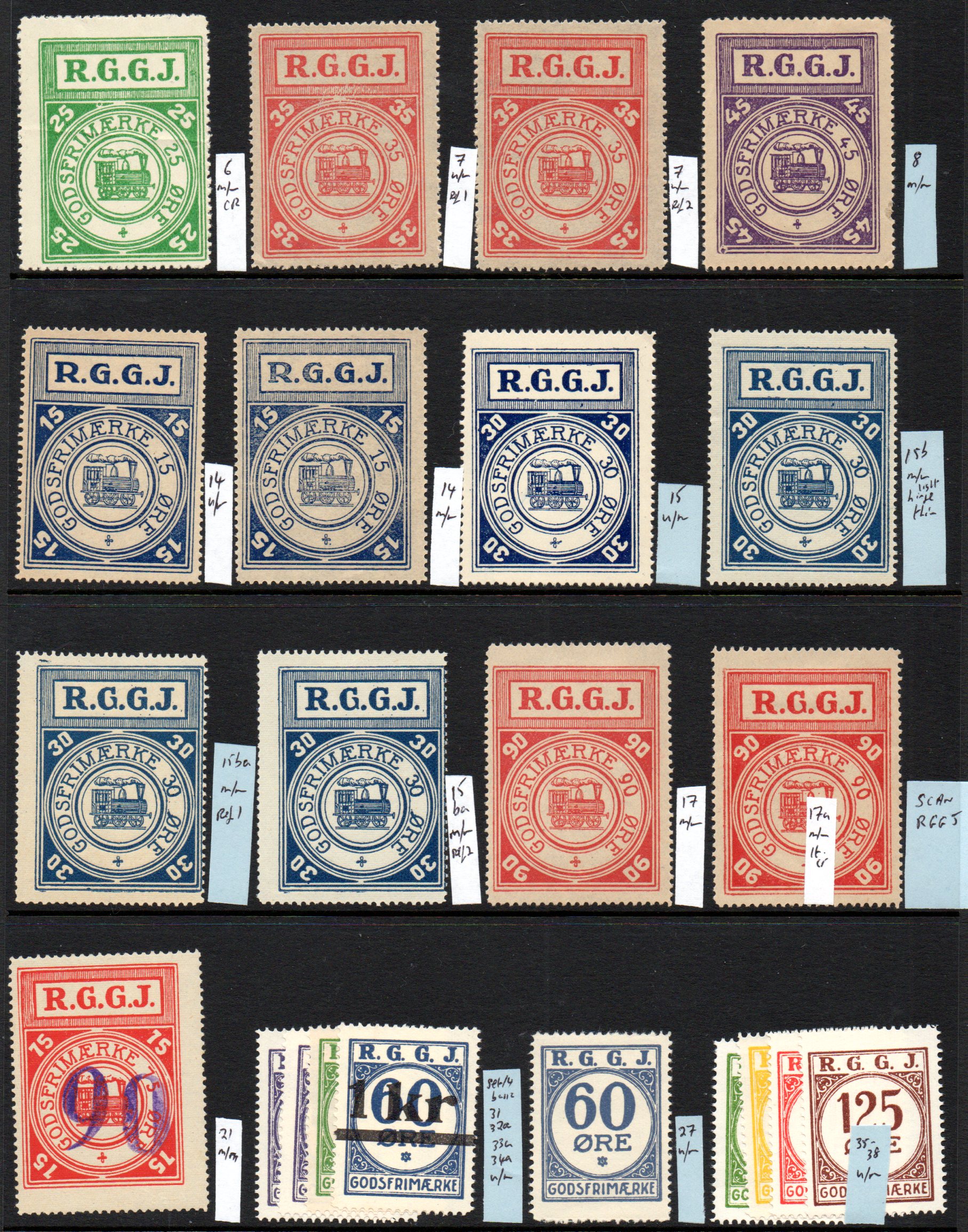 Scan of Stamps