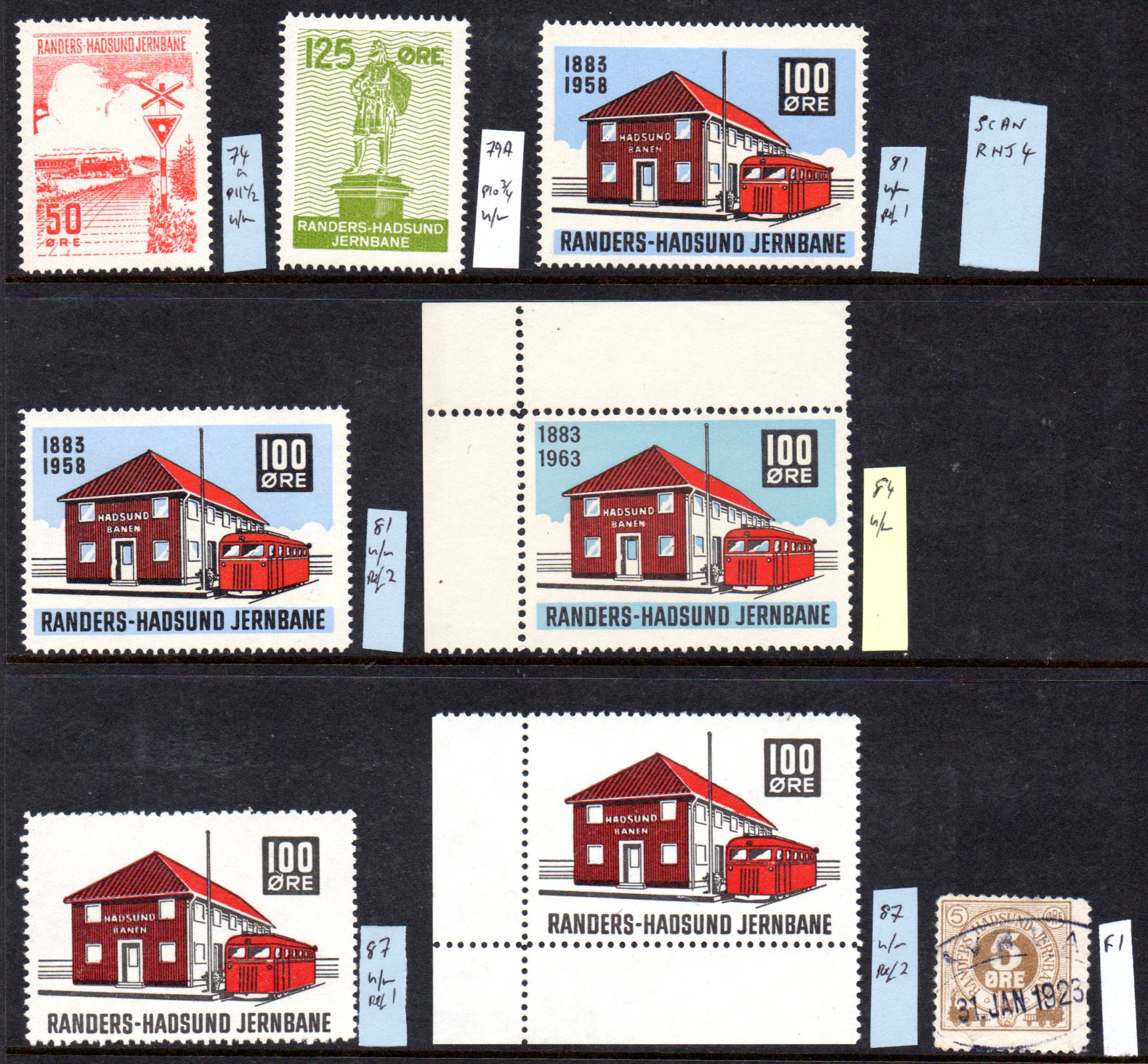 Scan of Stamps