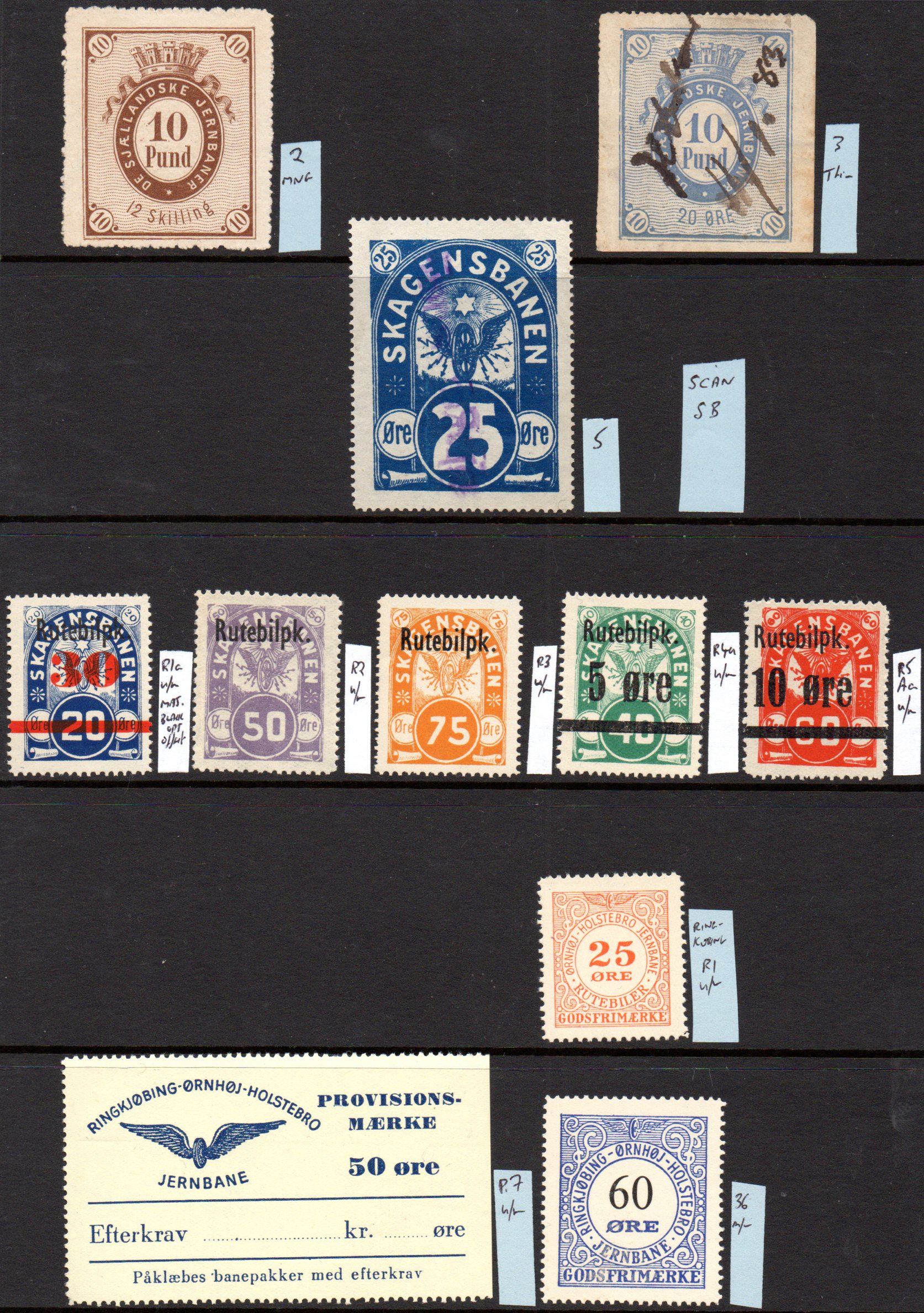 Scan of Stamps