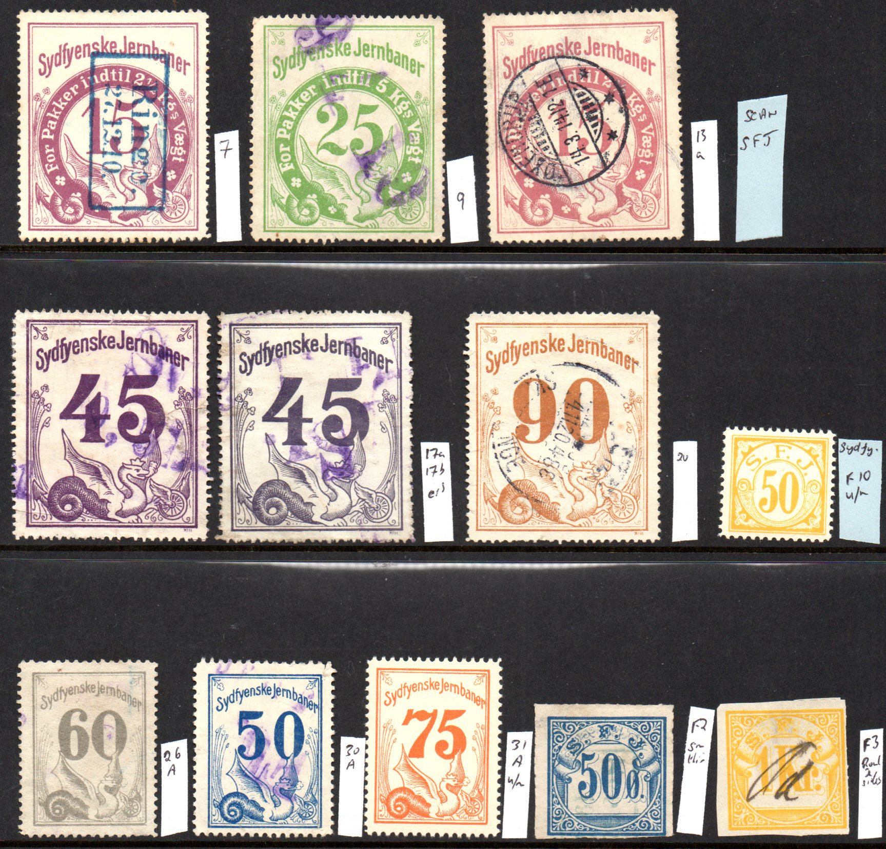 Scan of Stamps