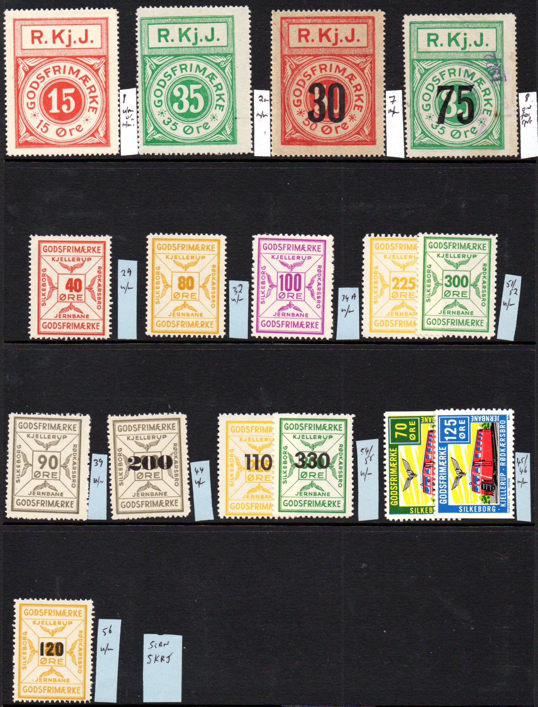 Scan of Stamps