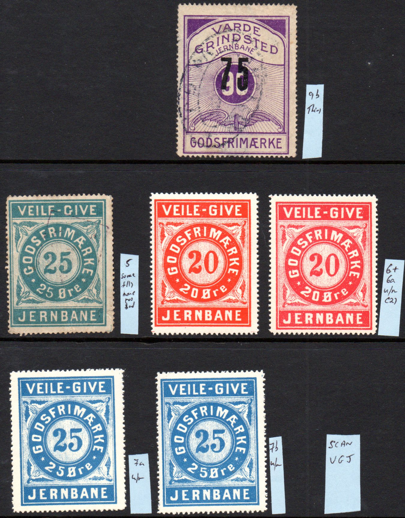 Scan of Stamps