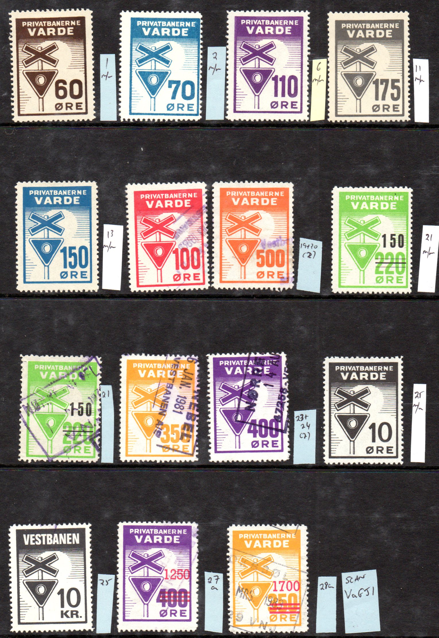 Scan of Stamps