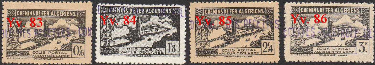 Scan of Yvert 83-86