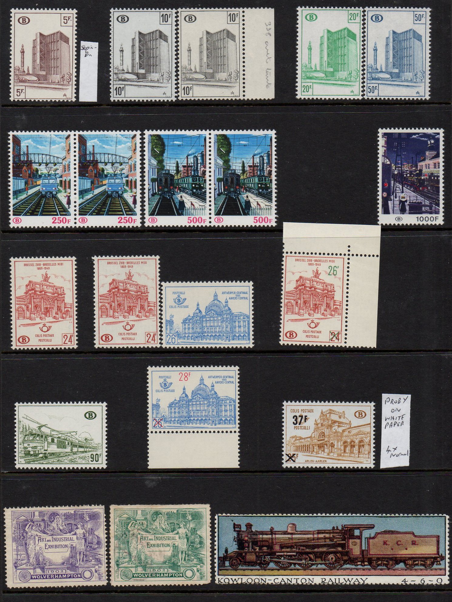 December 2020 Railway Stamps Train Stamps Sellos Ferroviarios Timbres-poste ferroviaires Briefmarken Eisenbahn