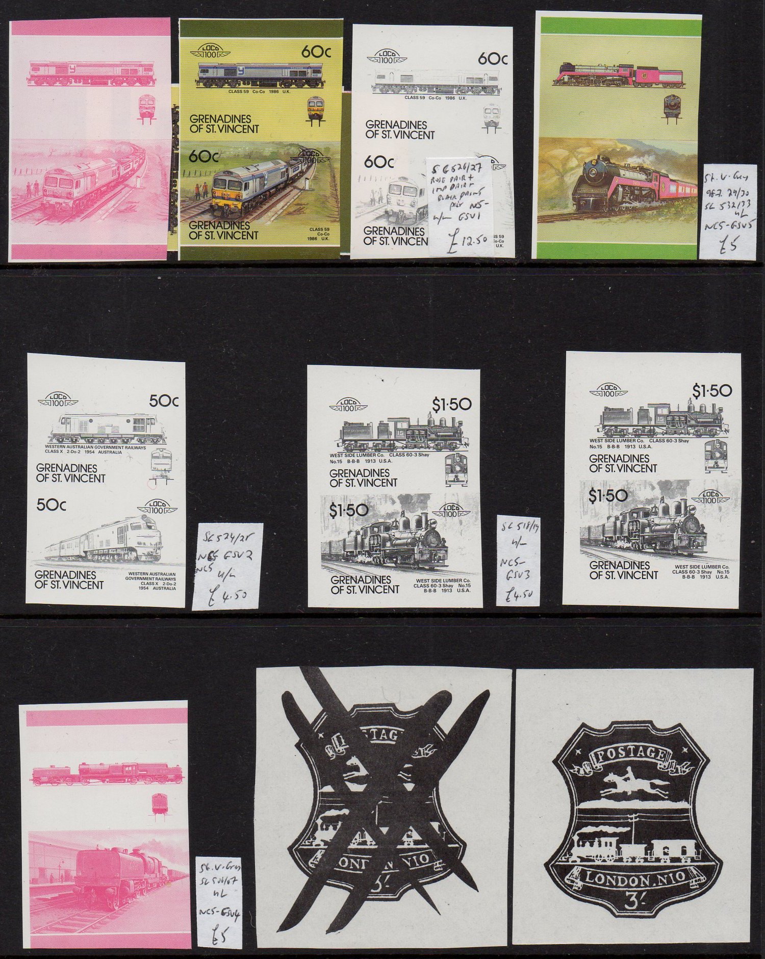 December 2020 Railway Stamps Train Stamps Sellos Ferroviarios Timbres-poste ferroviaires Briefmarken Eisenbahn