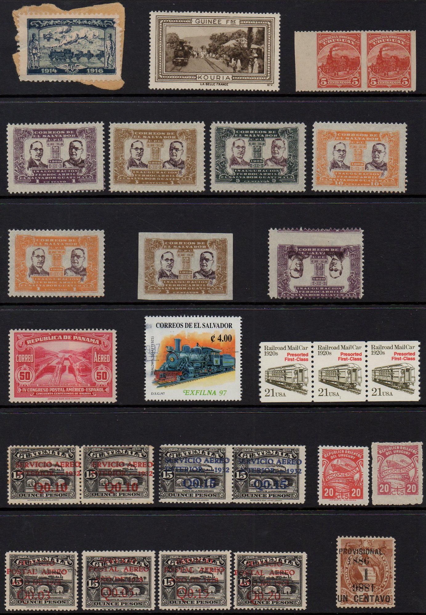 December 2020 Railway Stamps Train Stamps Sellos Ferroviarios Timbres-poste ferroviaires Briefmarken Eisenbahn