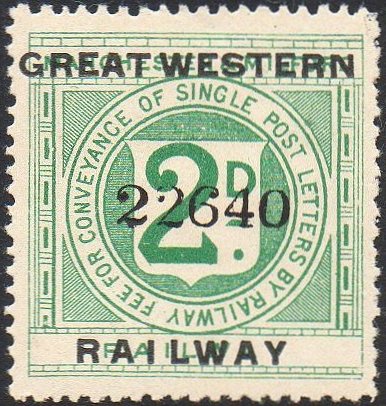 GB Train Stamps Railway Letter Stamps Metropolian Railway