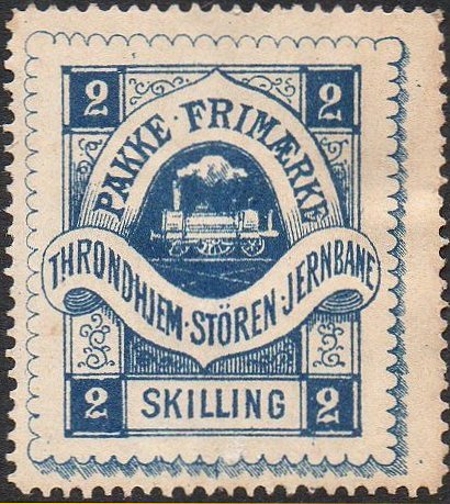 Norway Frimerke Jernbane Parcel Post Stamps 