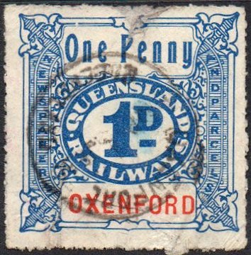 Queensland Australia Railway Parcel Stamps